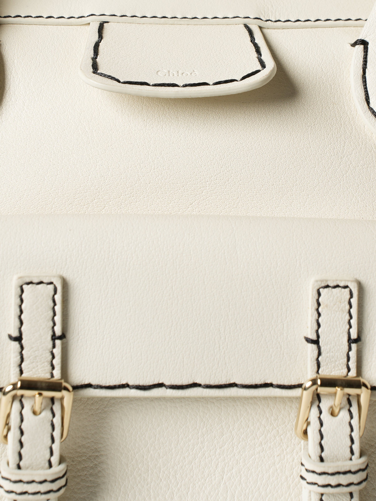 Chloe Debossed Logo Crossbody bag