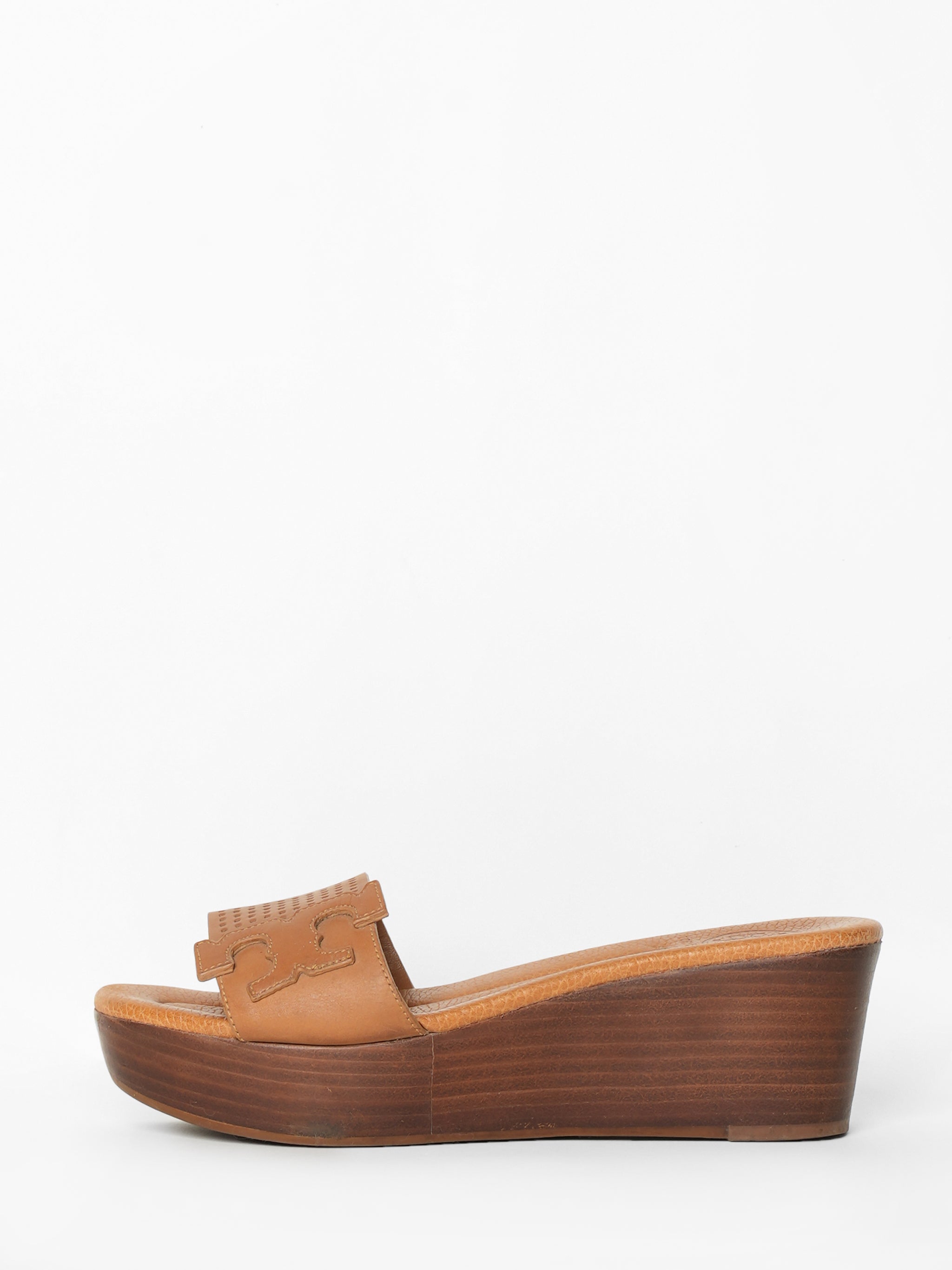 Tory Burch Leather Wedges