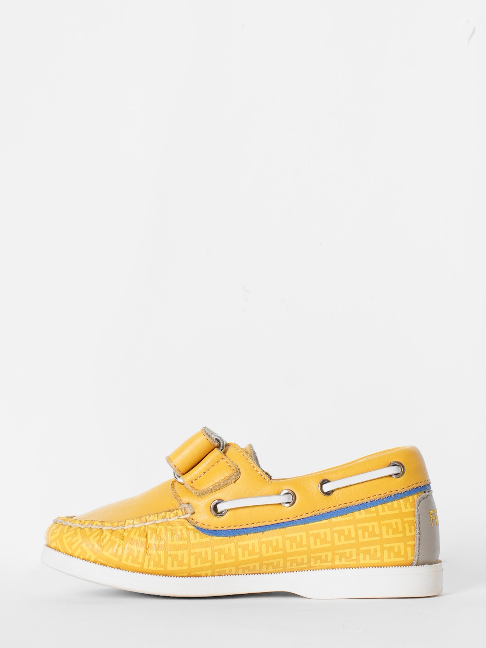Fendi Roma Yellow Shoes