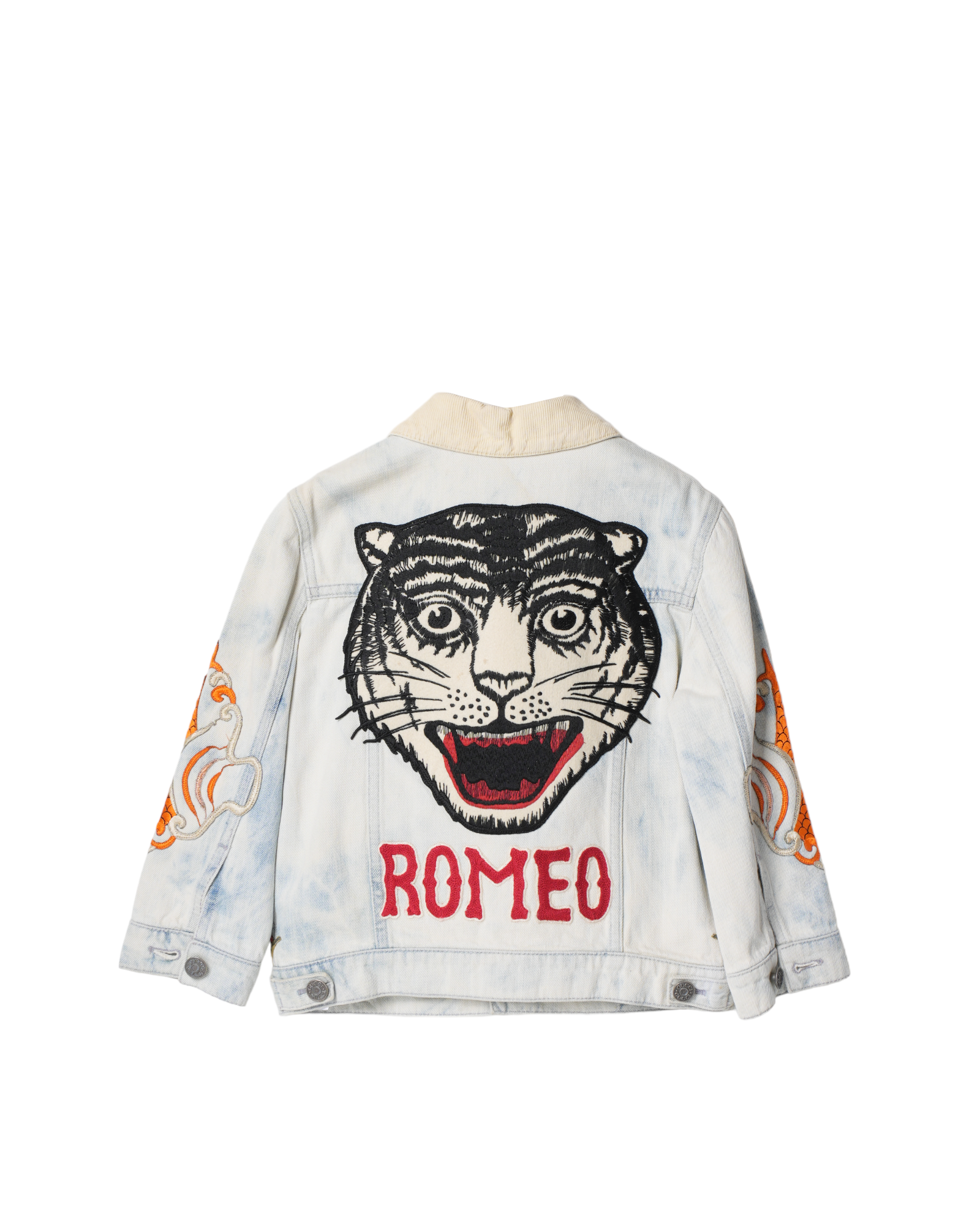 Gucci white top denim jacket