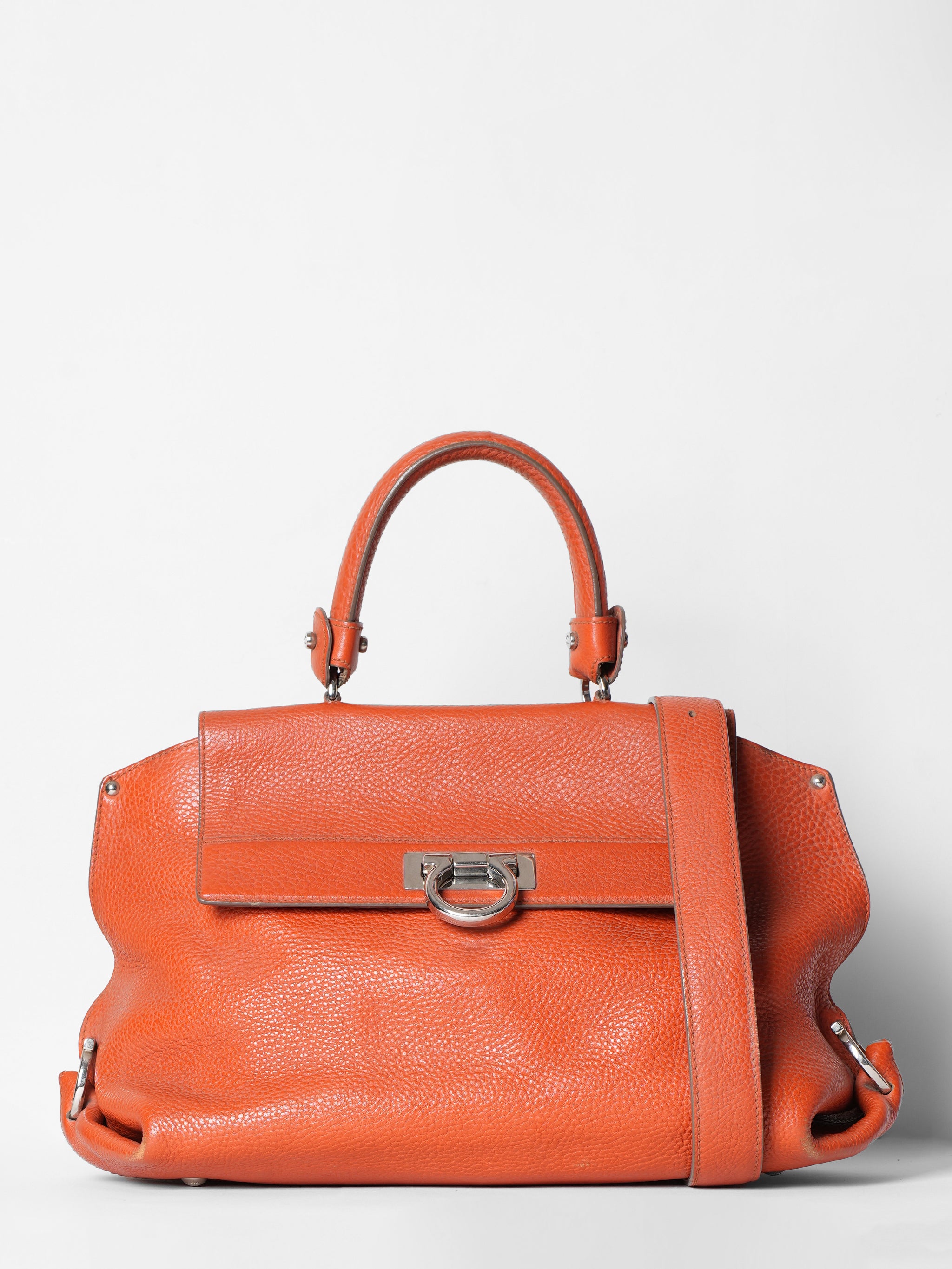 Salvatore Ferragamo Sofia Orange Crossbody Bag