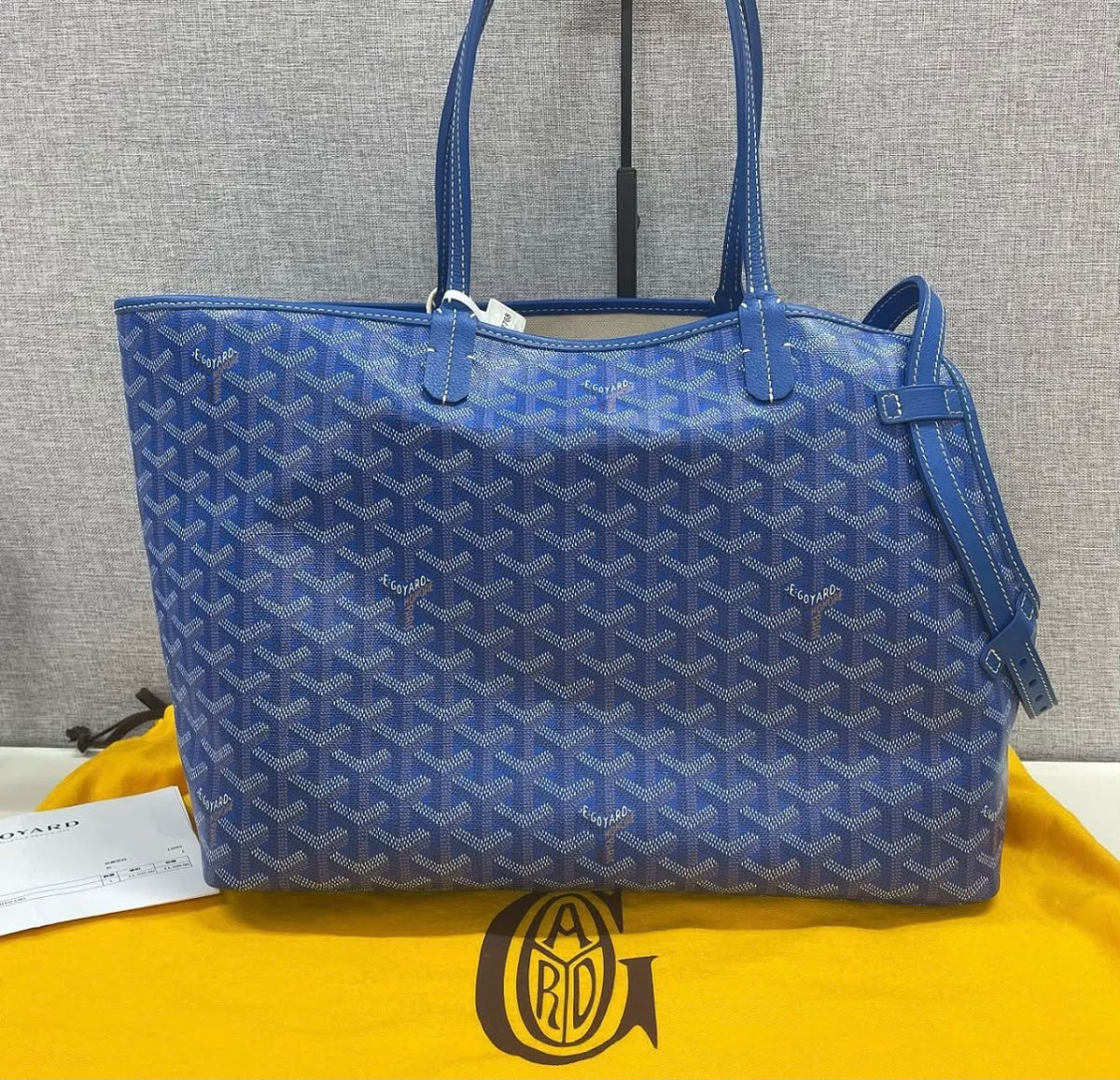 Goyard Chien Gris and pocket tote bag