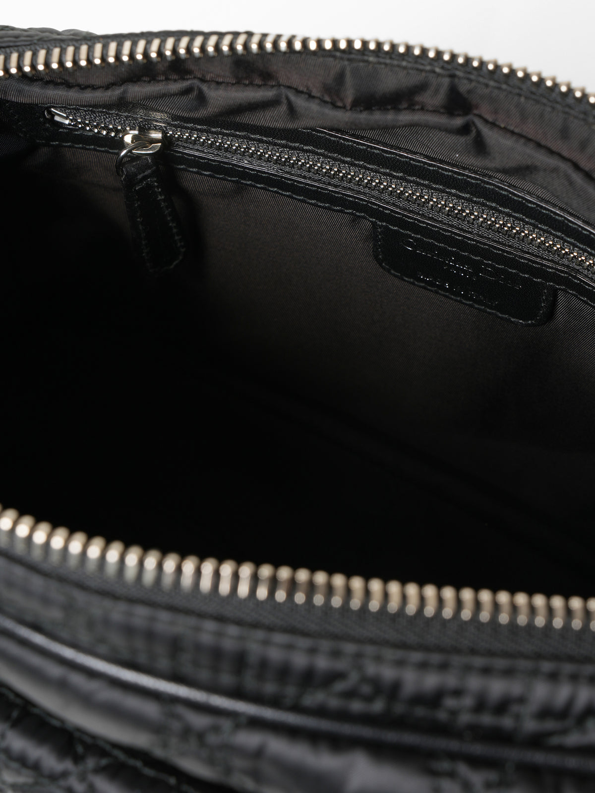 Vintage Christian Dior Cannage Chaining Nylon Shoulder Bag