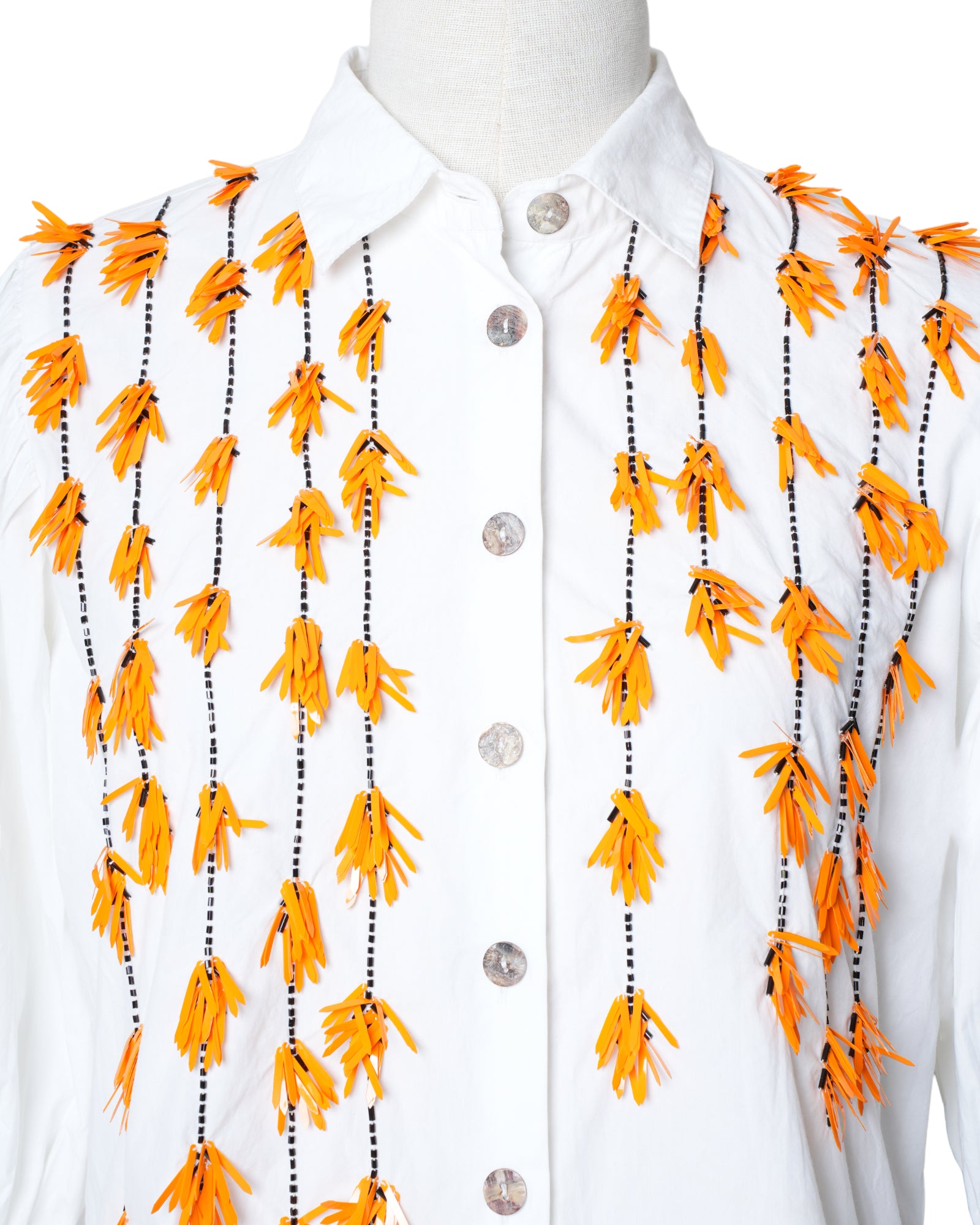 Dhruv Kapoor White Embellished Shirt