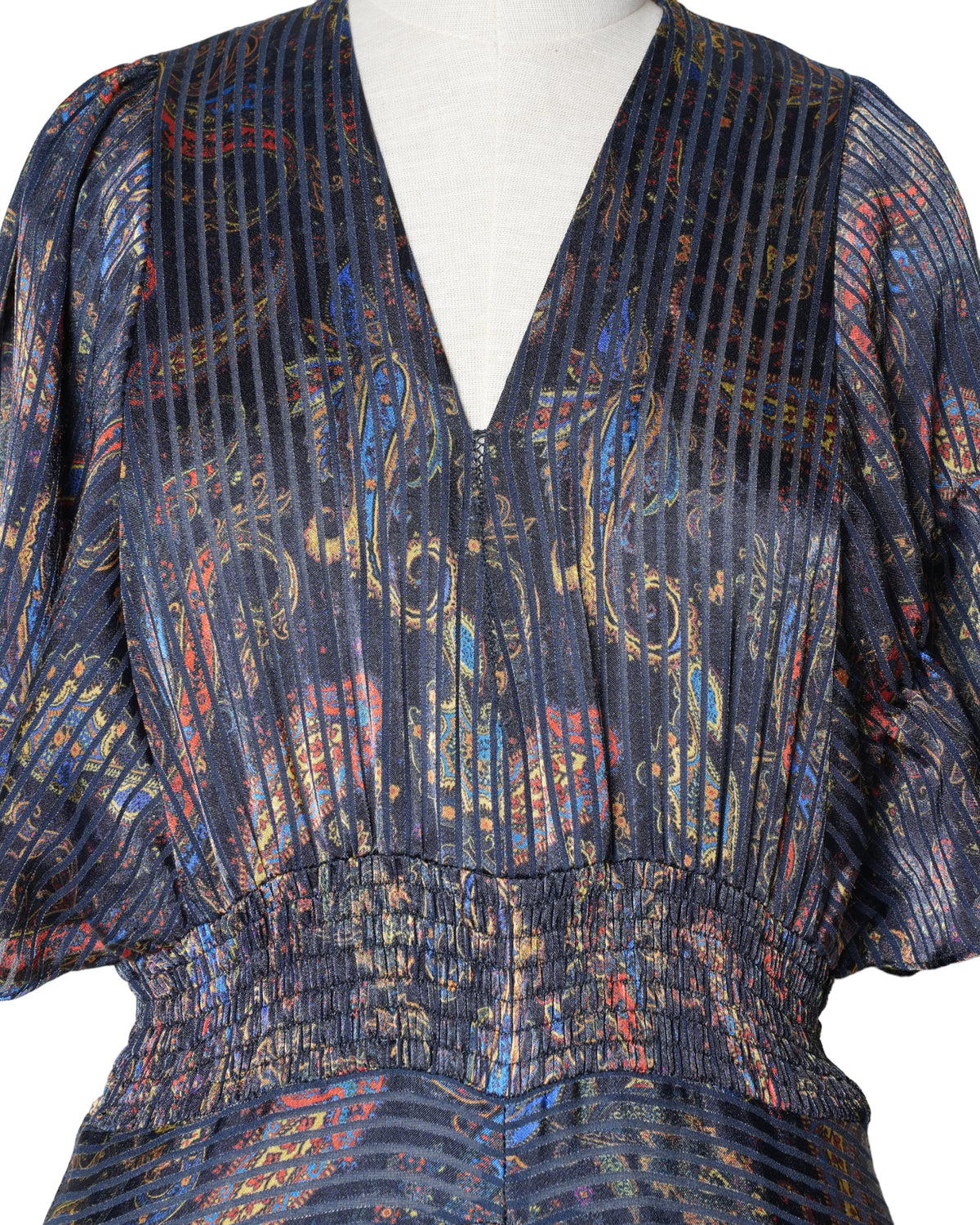 Maje Rachel Paisley Print Maxi Dress