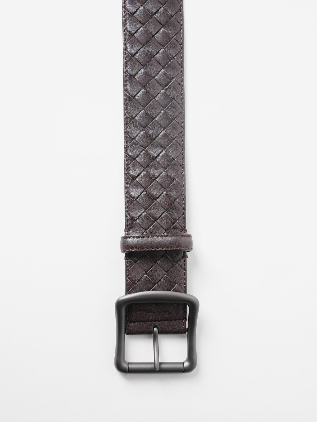 New Bottega Veneta Intrecciato Woveen Men's Belt