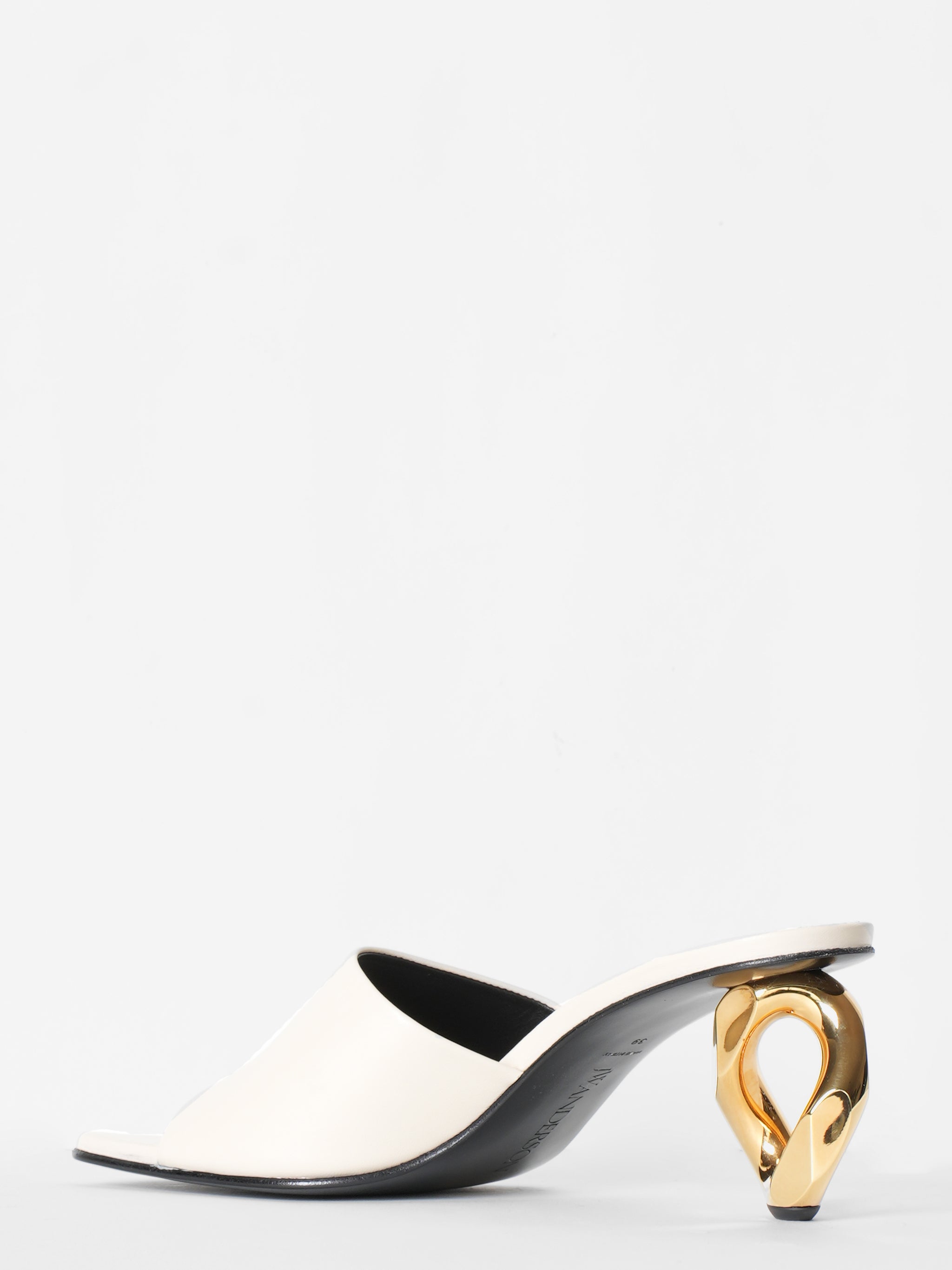 JW Anderson Chain Embellished Leather Mules