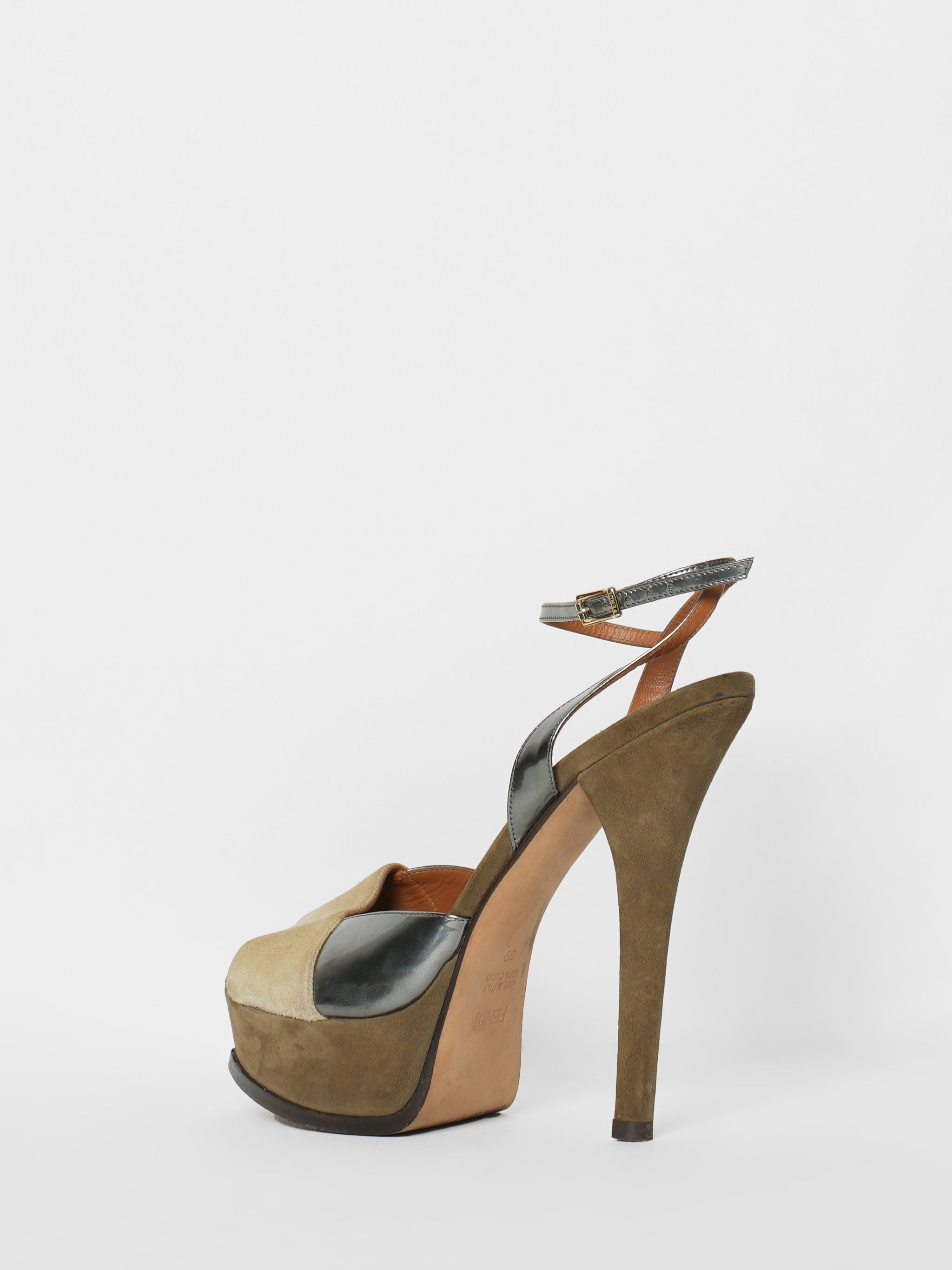 Fendi interlocking FF heels