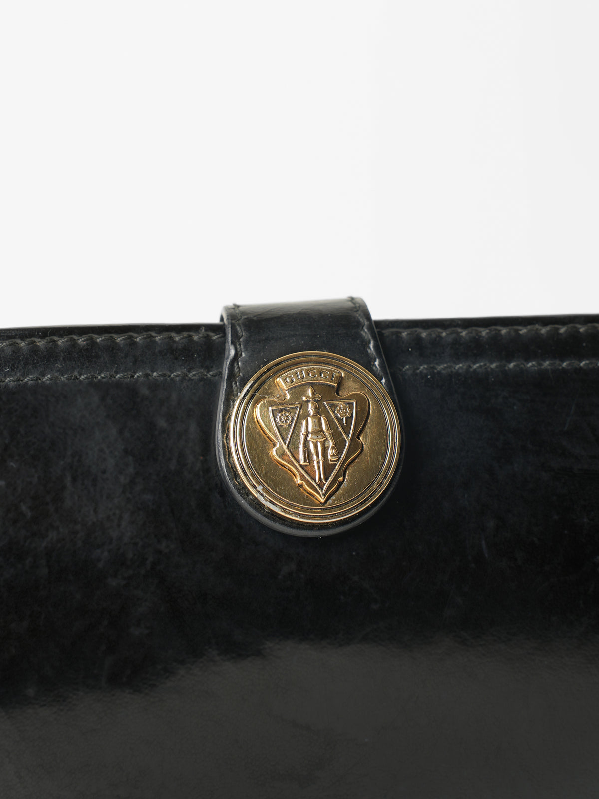 Gucci Black Leather Hysteria Wallet