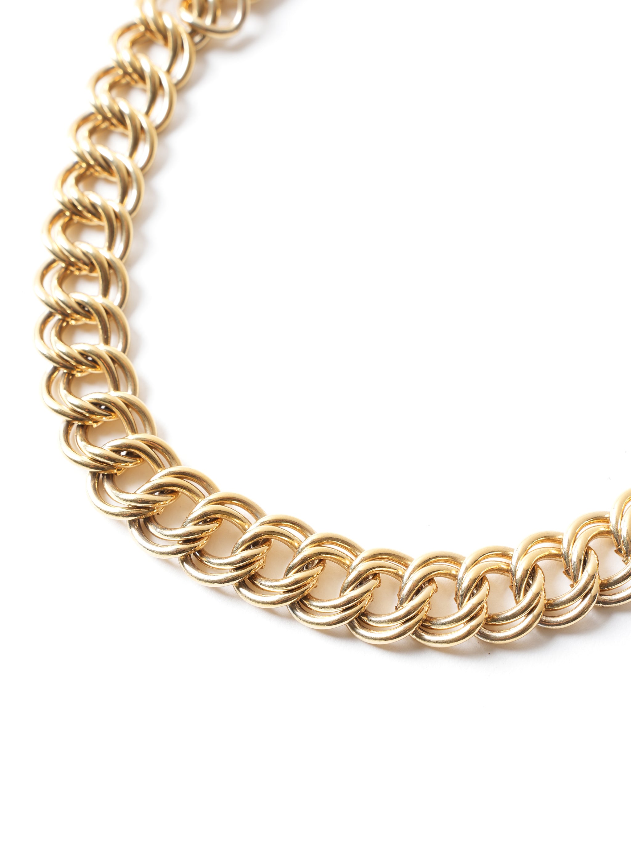 Vintage Givenchy Gold Pleated Necklace