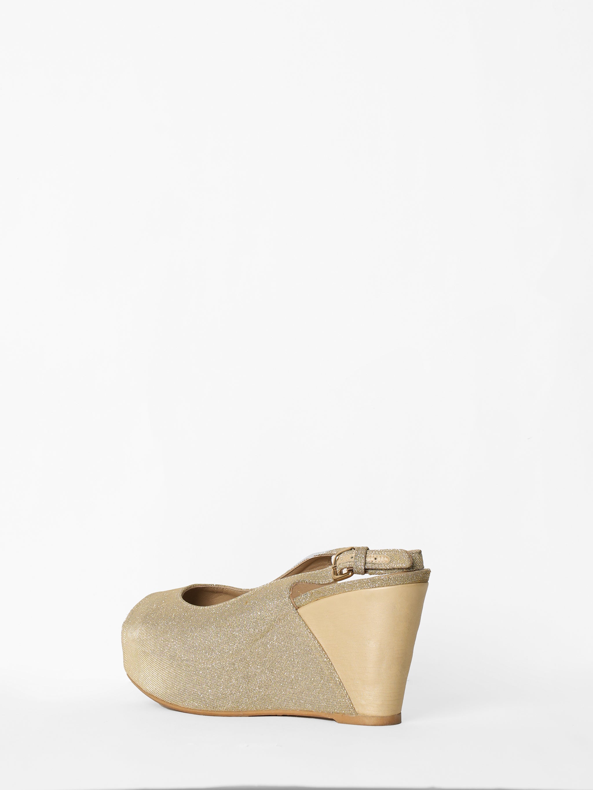 Stuart Weitzman Slingback Peep Toe Wedges