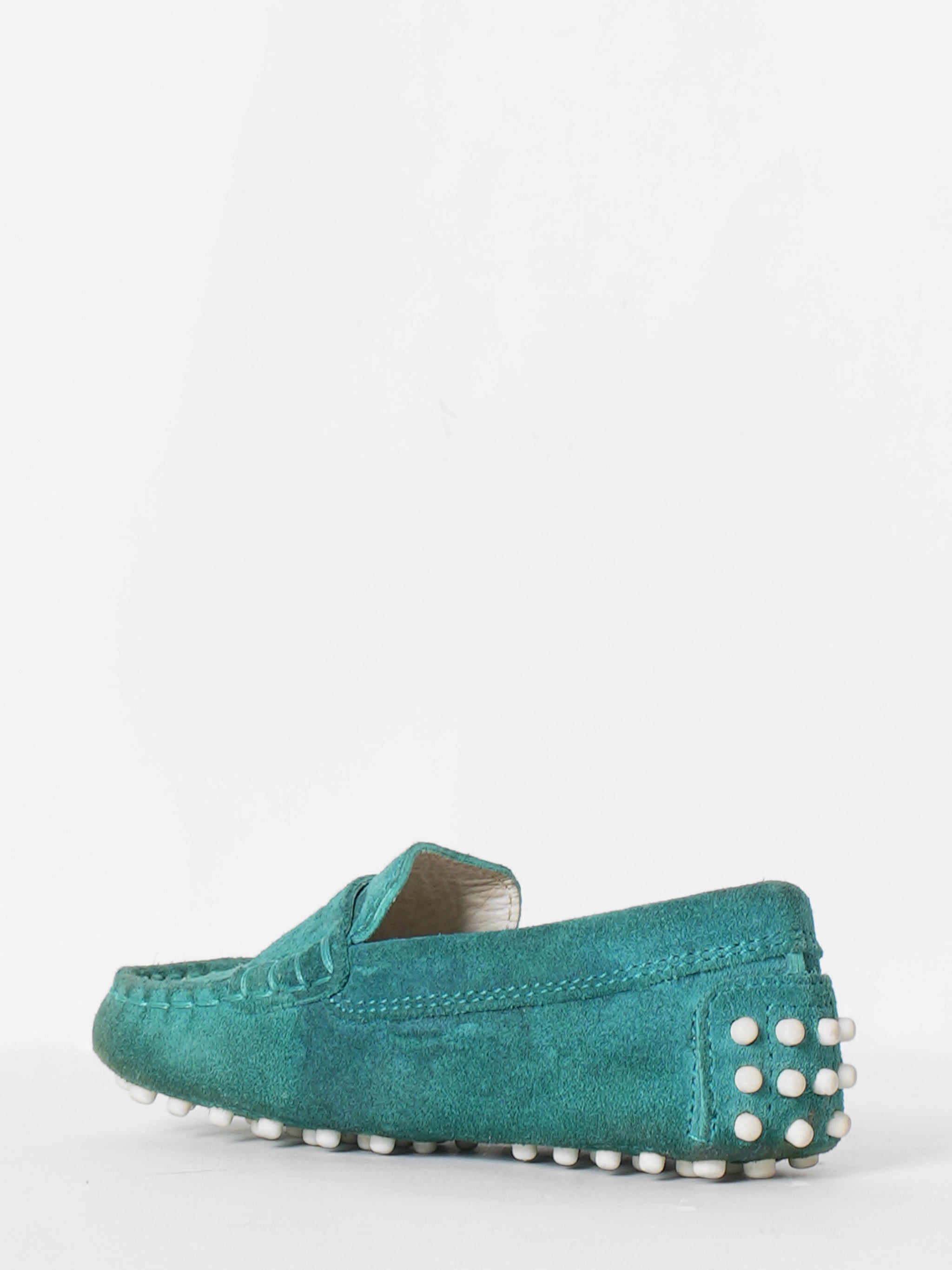 Tod's Green Suede Loafer