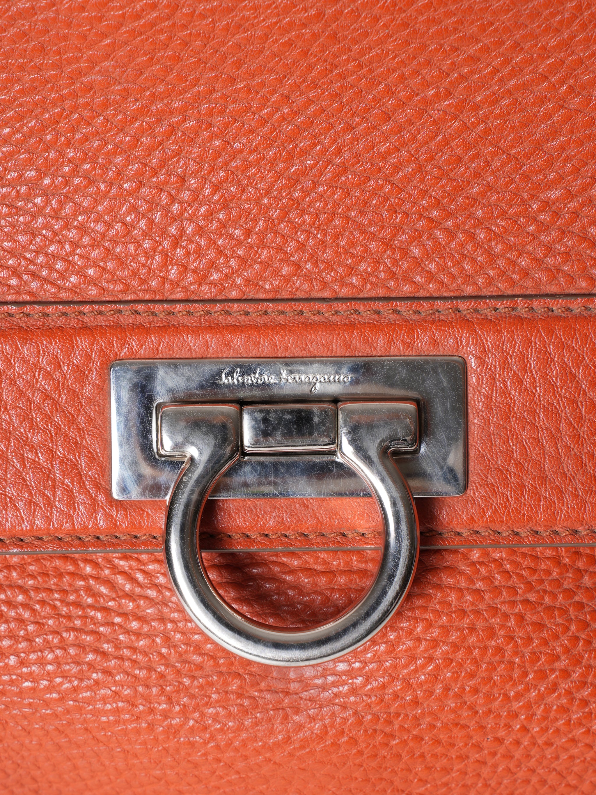 Salvatore Ferragamo Sofia Orange Crossbody Bag