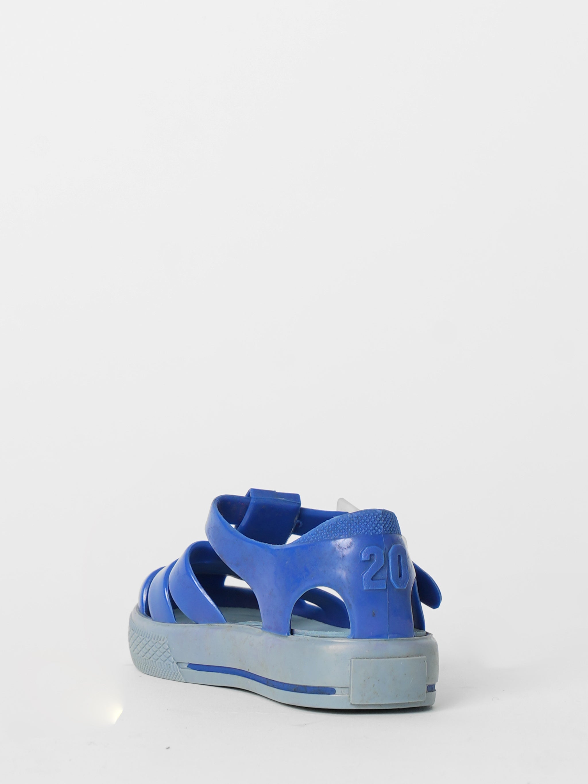 Dolce & Gabbana Unisex Grey & Blue Jelly Sandal