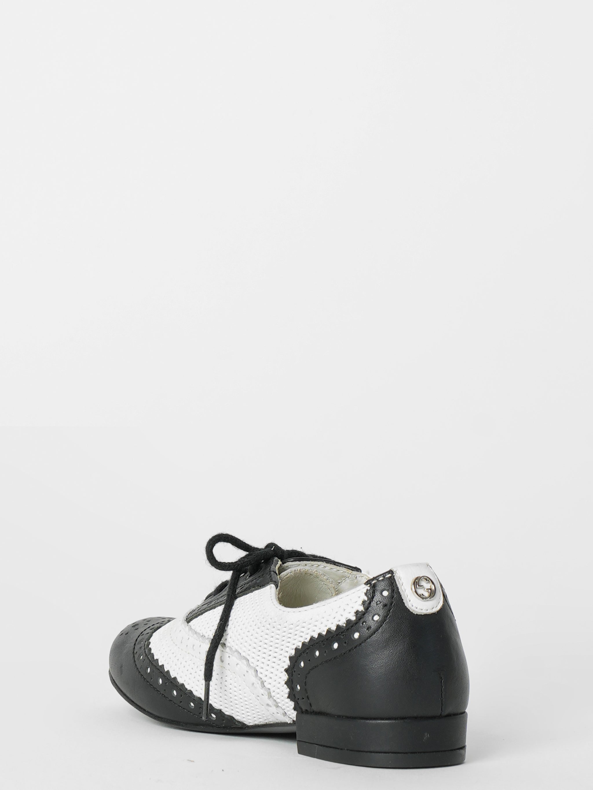 Gucci Black & White Shoes