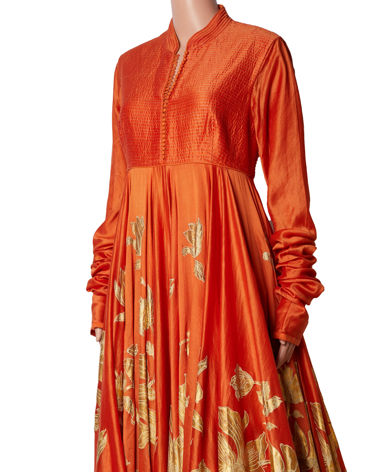 Rohit Bal orange Anarkali Set