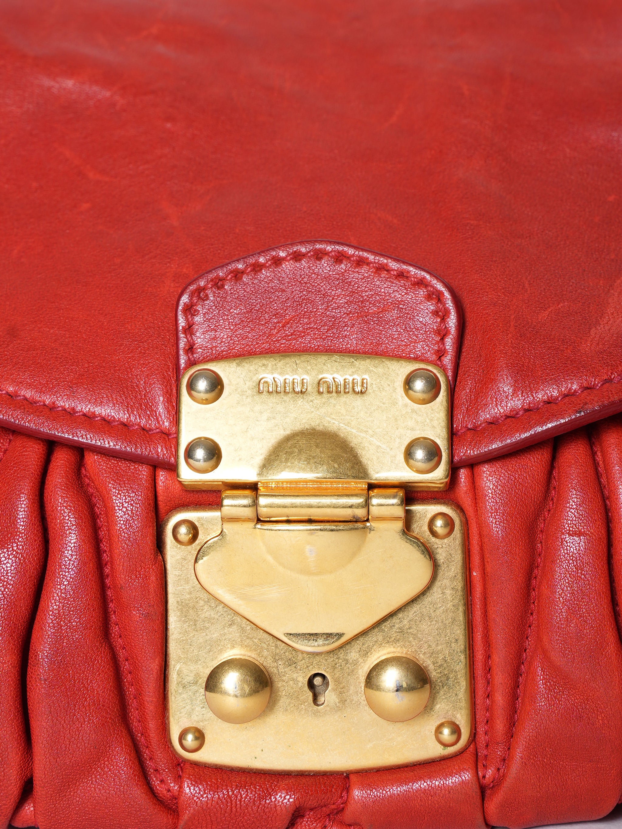 Miu Miu Red Handbag