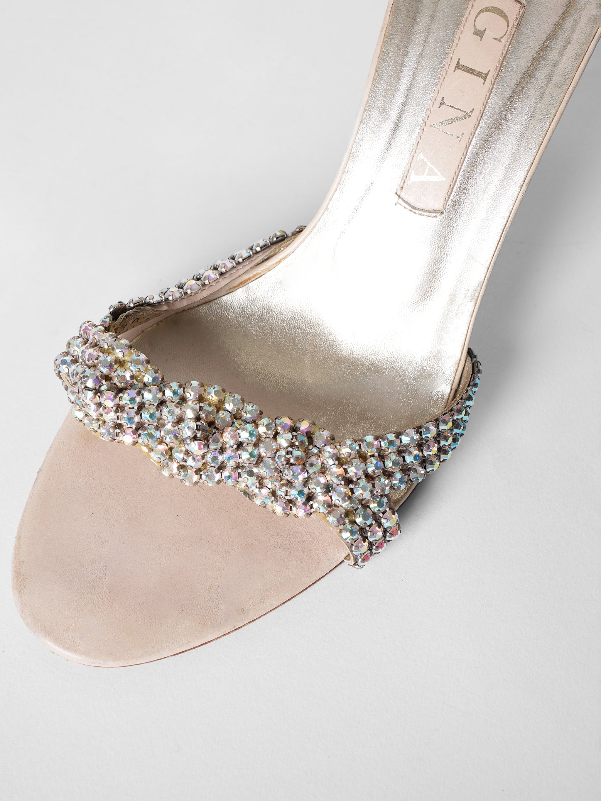 Diamond Black Silver Jewels Glitter Heels by Mollini | Shop Online at  Styletread