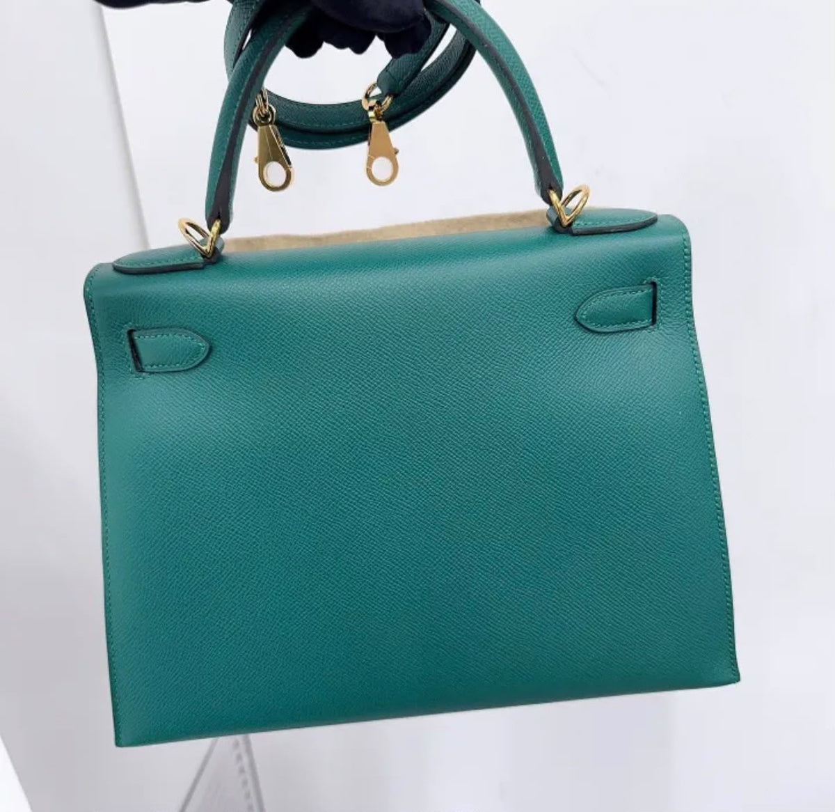 Hermes Kelly 29 ep leather y stamp