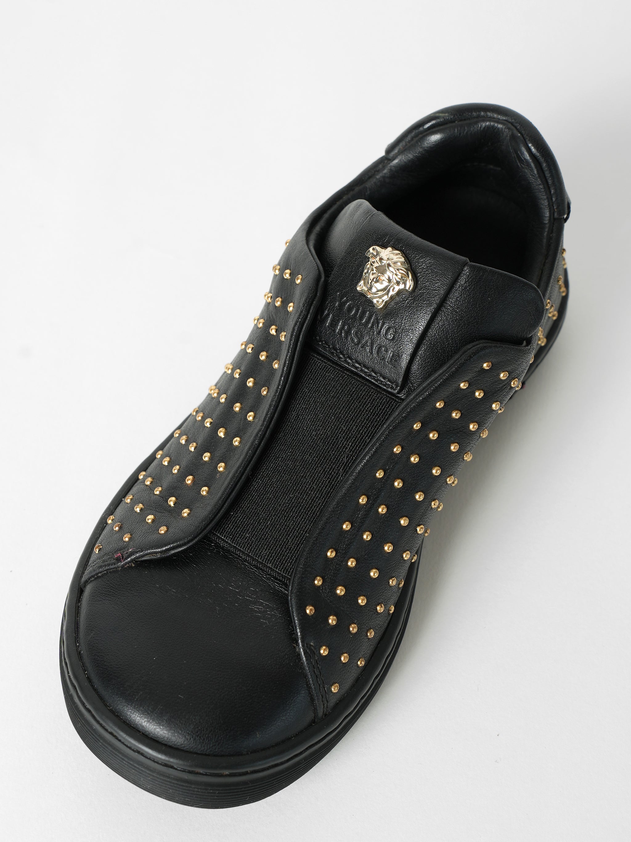 Young Versace Black Shoes