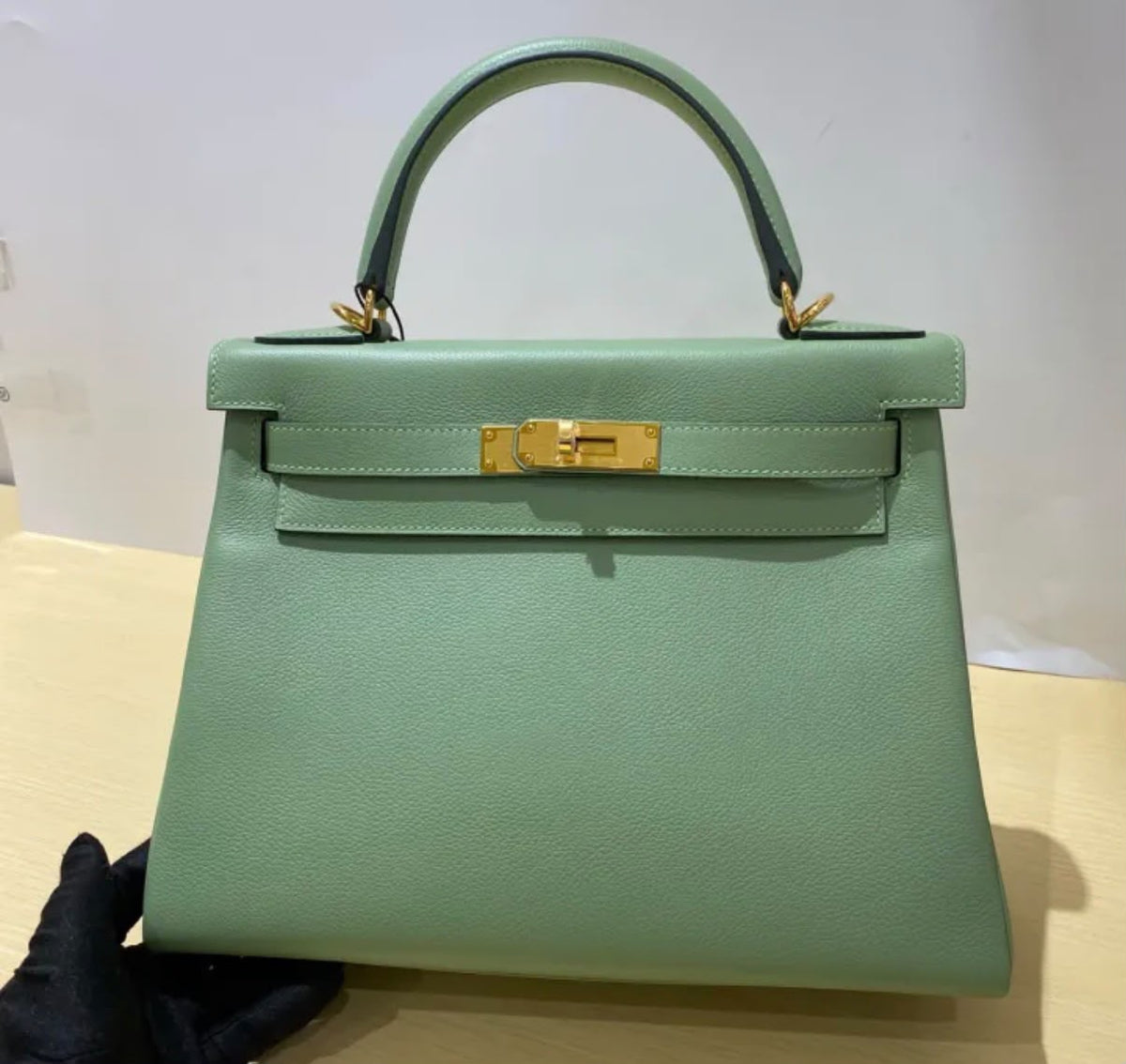 Hermes Kelly 28 Togo leather y stamp