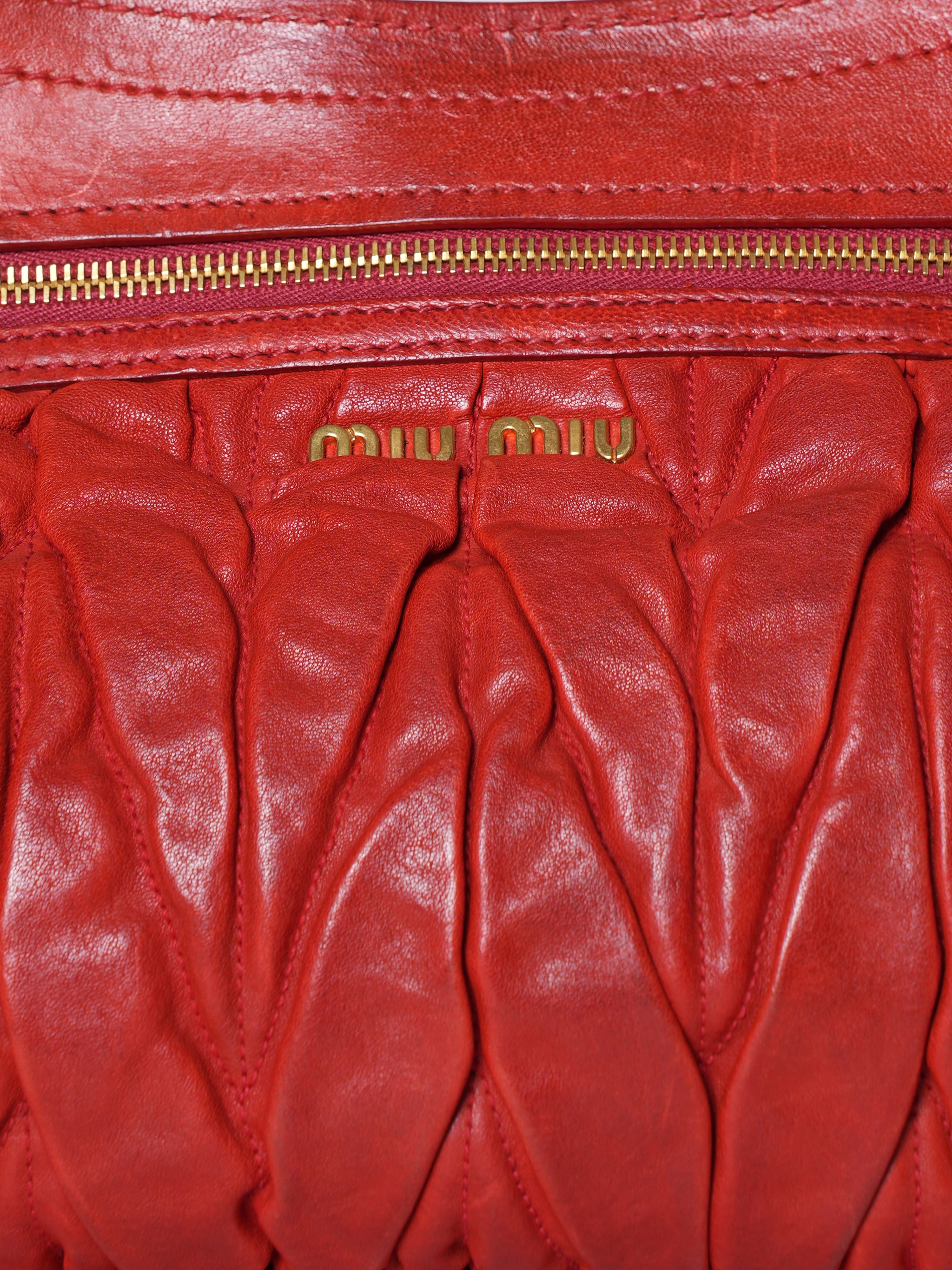 Miu Miu Red Handbag