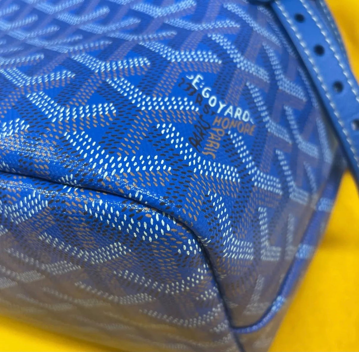 Goyard Chien Gris and pocket tote bag