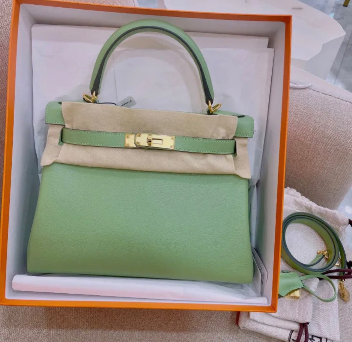 Hermes Kelly 28 Togo leather y stamp
