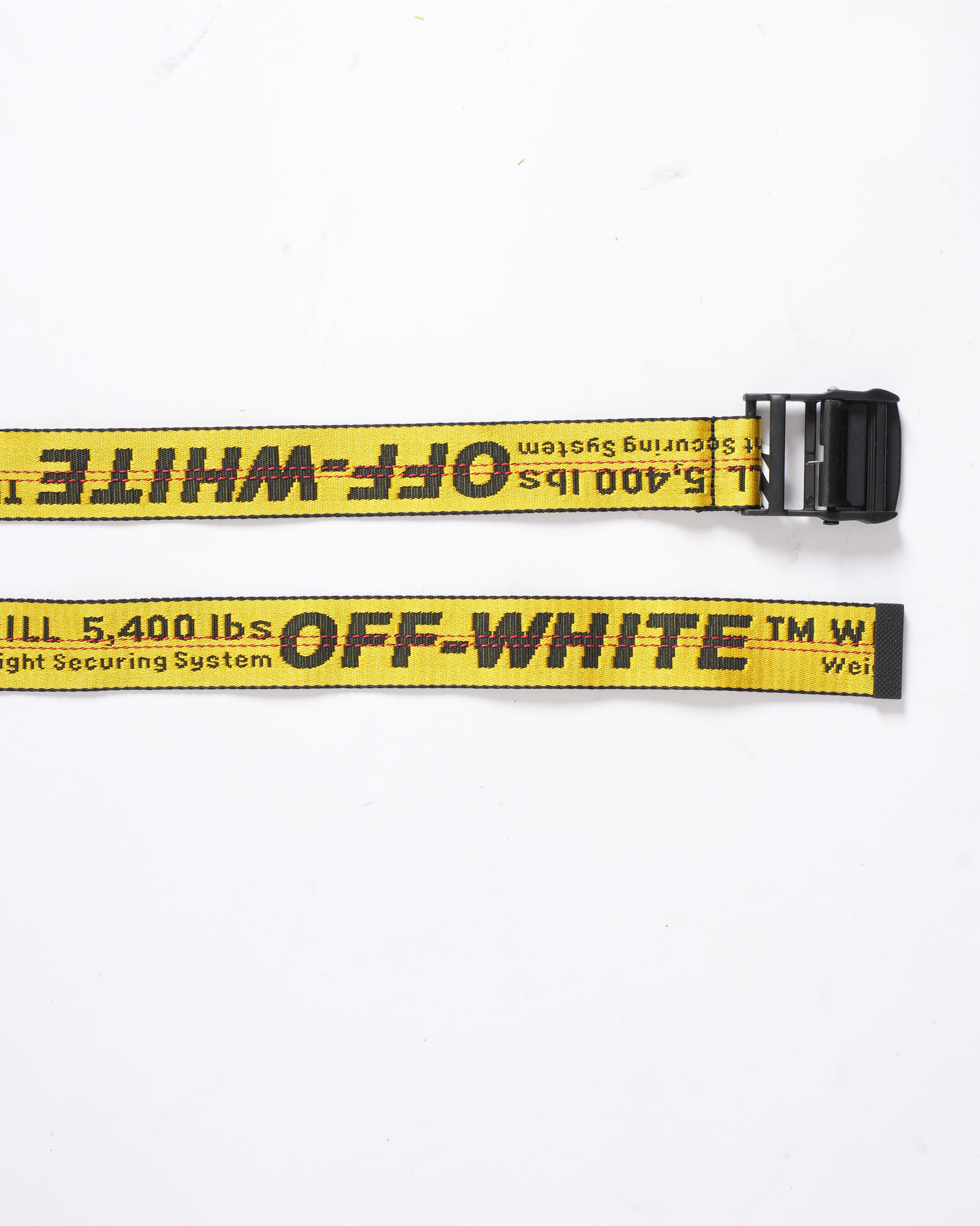 New Off-White Cloth Belt in Yellow