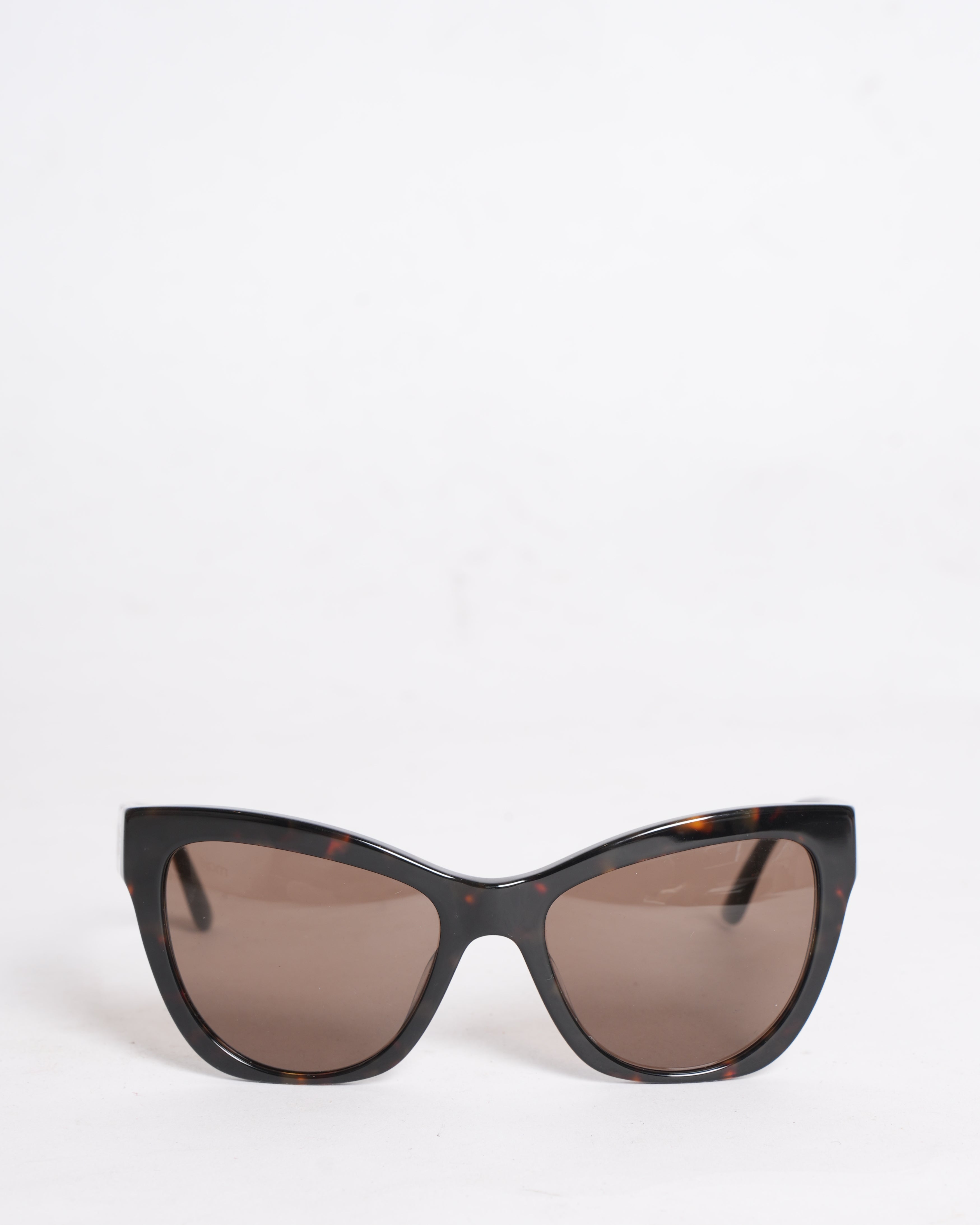 Versace Cat Eye Sunglasses in Brown