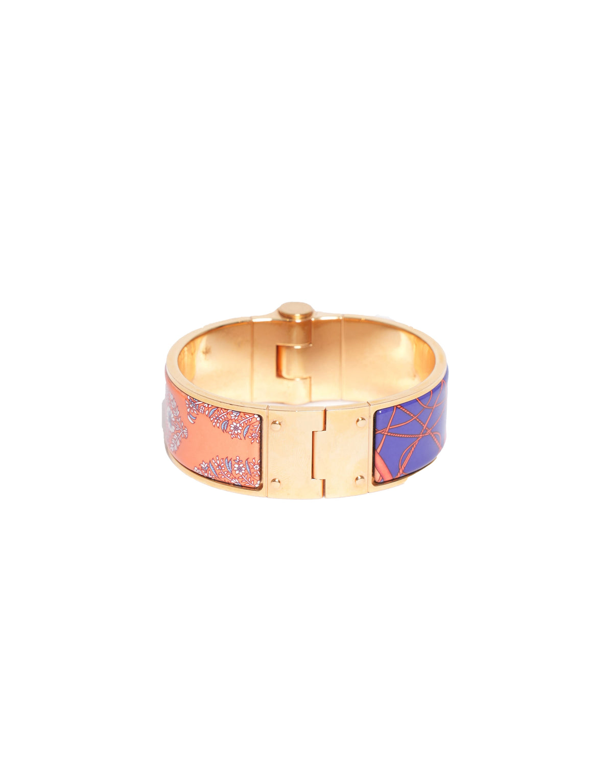 Hermès Clic H Bracelet in Enamel Print