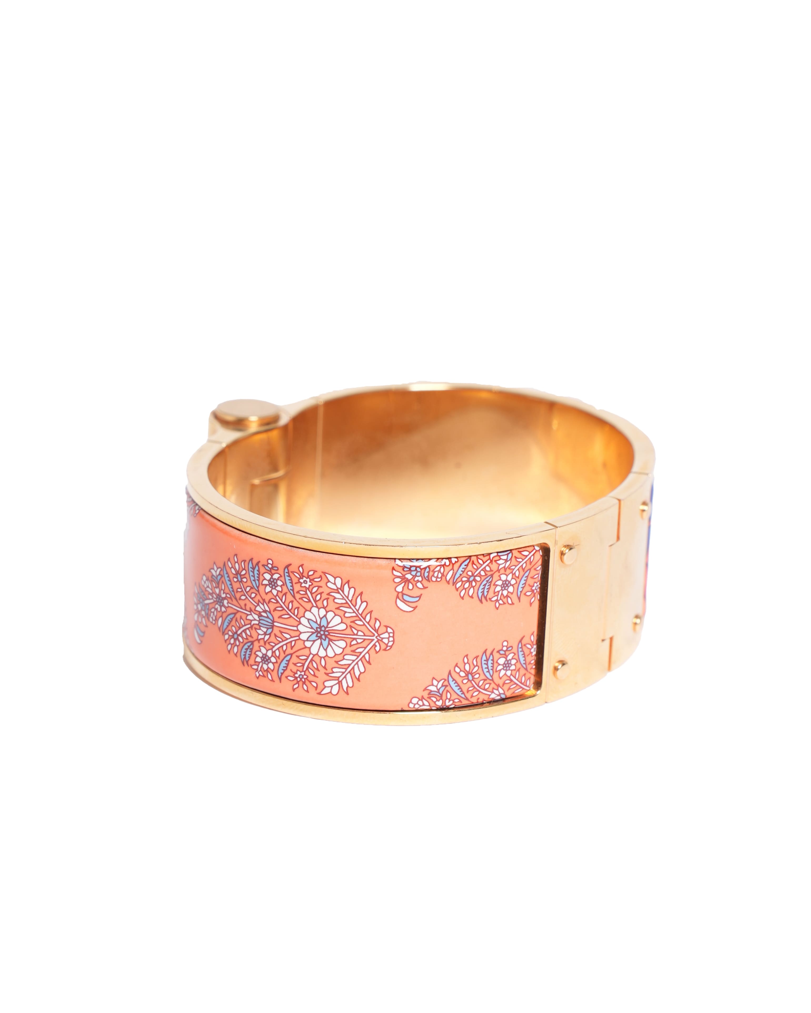 Hermès Clic H Bracelet in Enamel Print