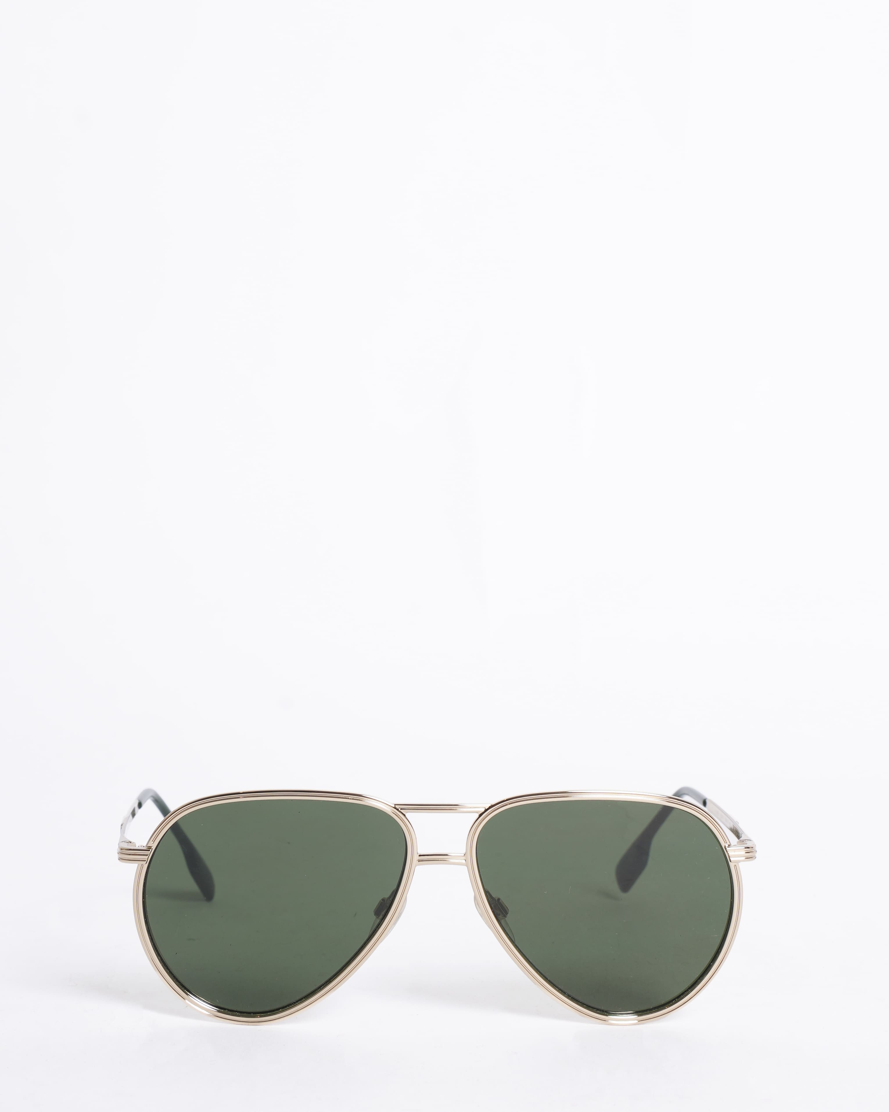 New Burberry Aviator Women's Sunglasses With Black Lens
