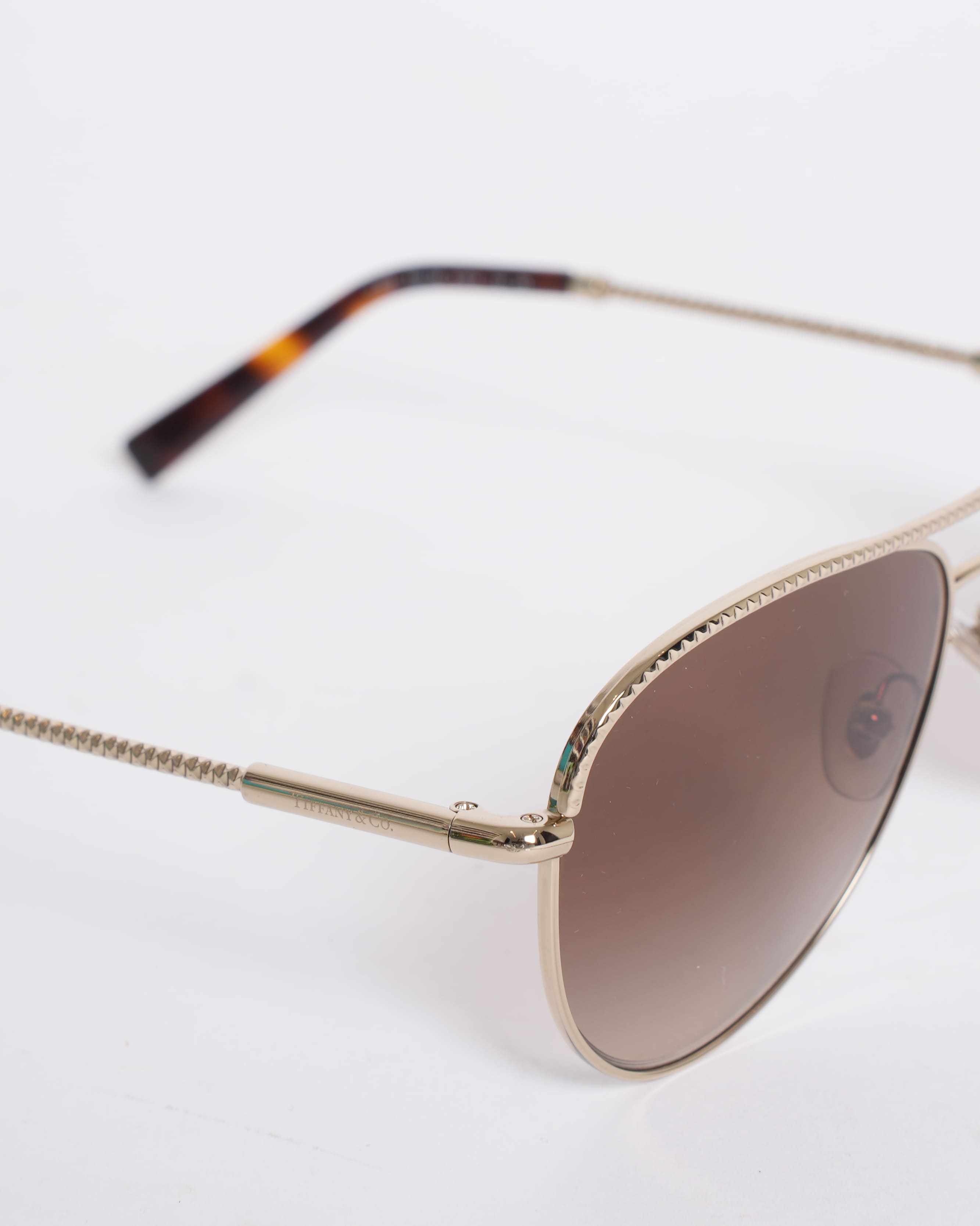 Tiffany & Co. Diamond Point Pilot Sunglasses