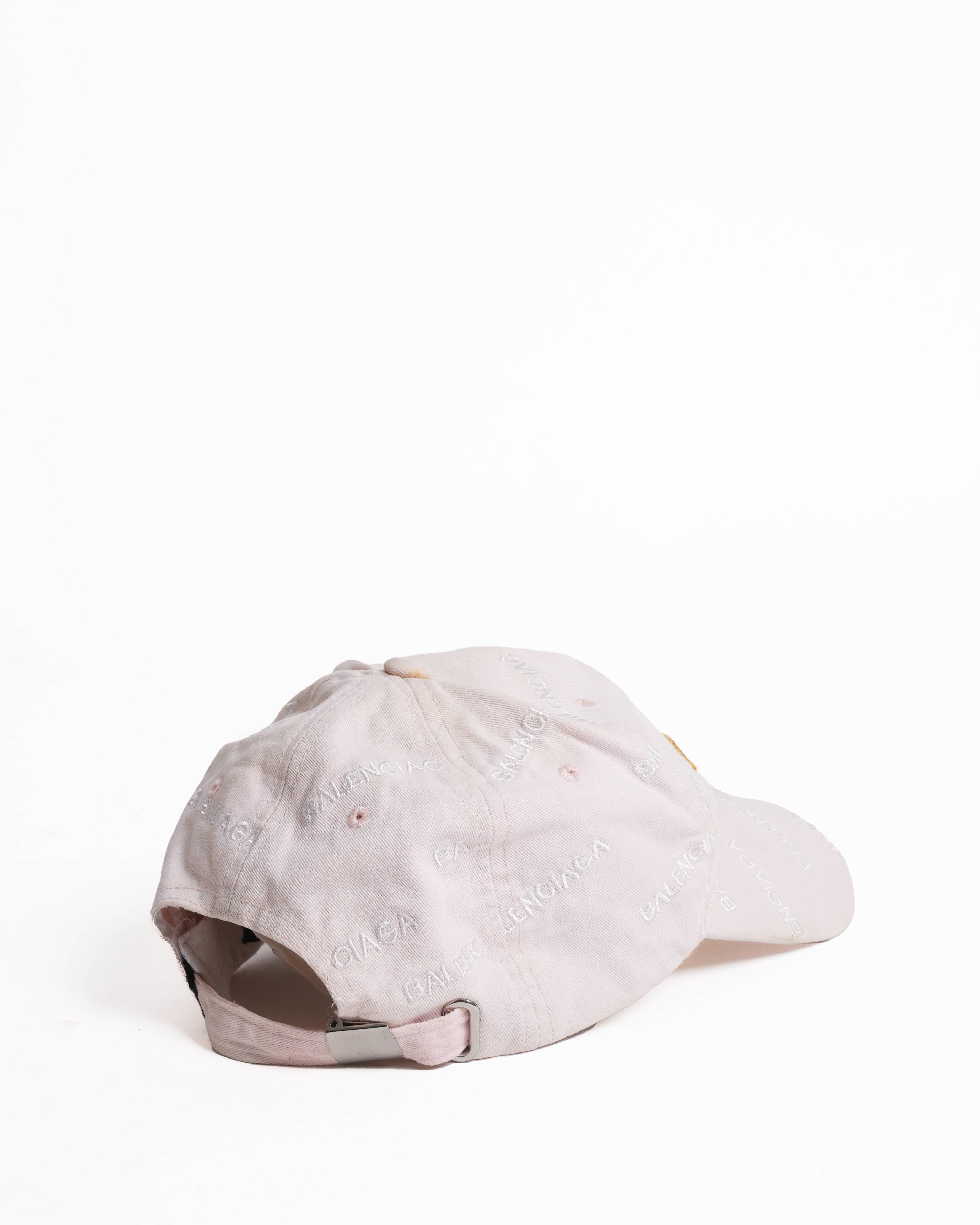 Balenciaga Unisex Cap In White
