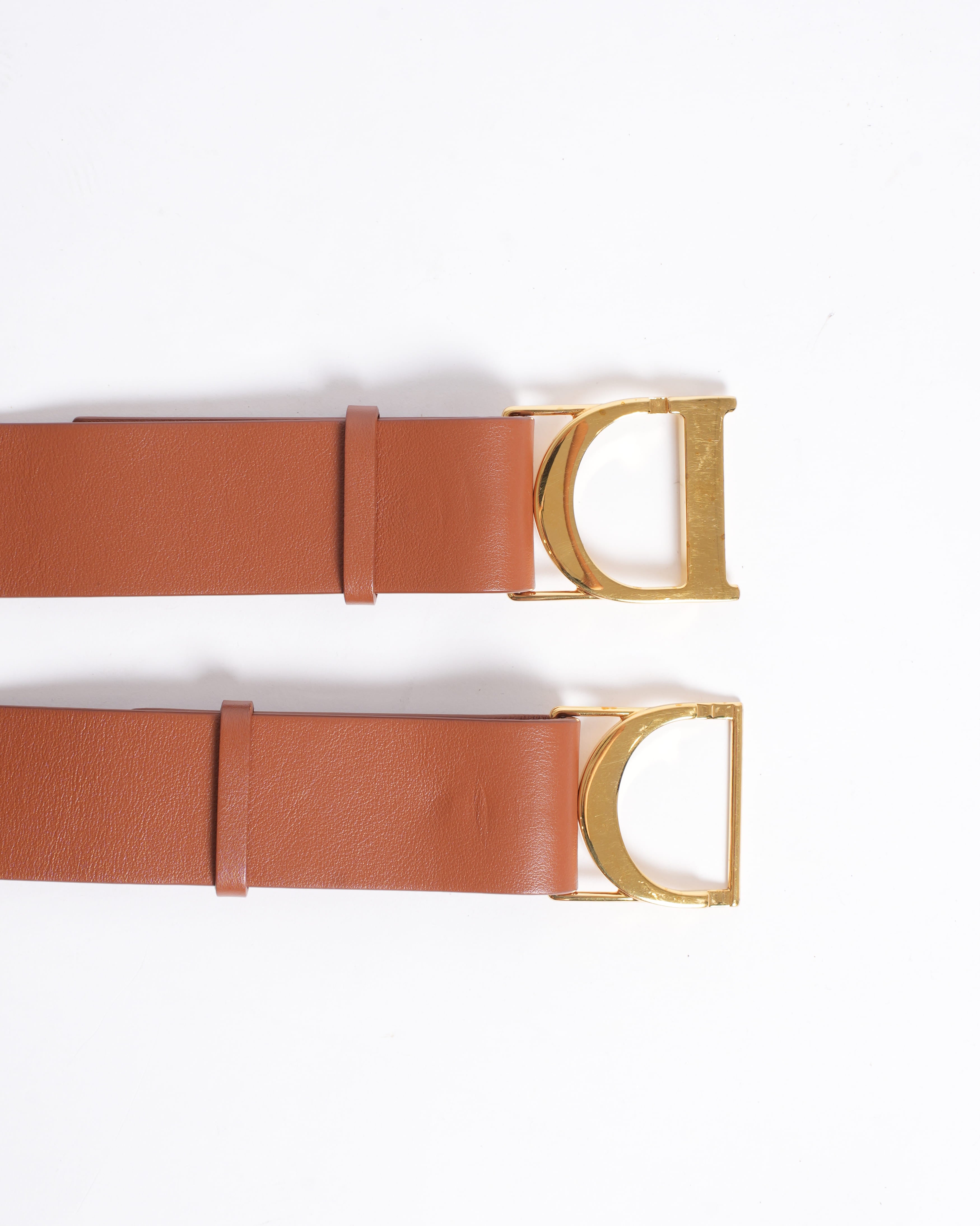 Christian Dior Golden Saddle Belt
