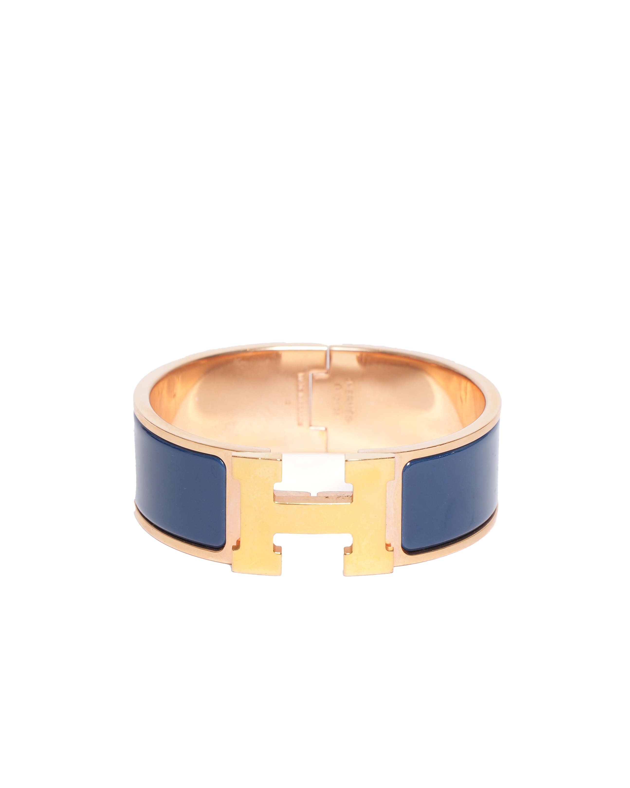 Hermes Clic H Bracelet In Blue