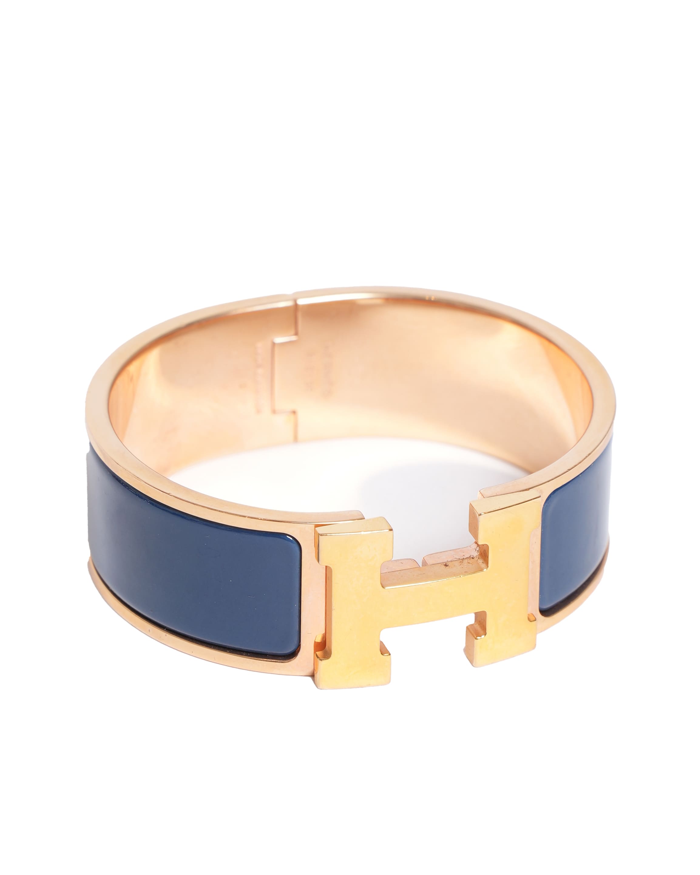 Hermes Clic H Bracelet In Blue
