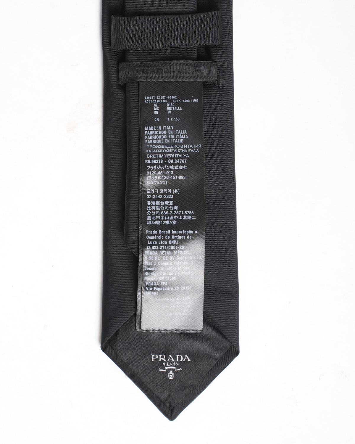 Prada Re-Nylon Gabardine Tie