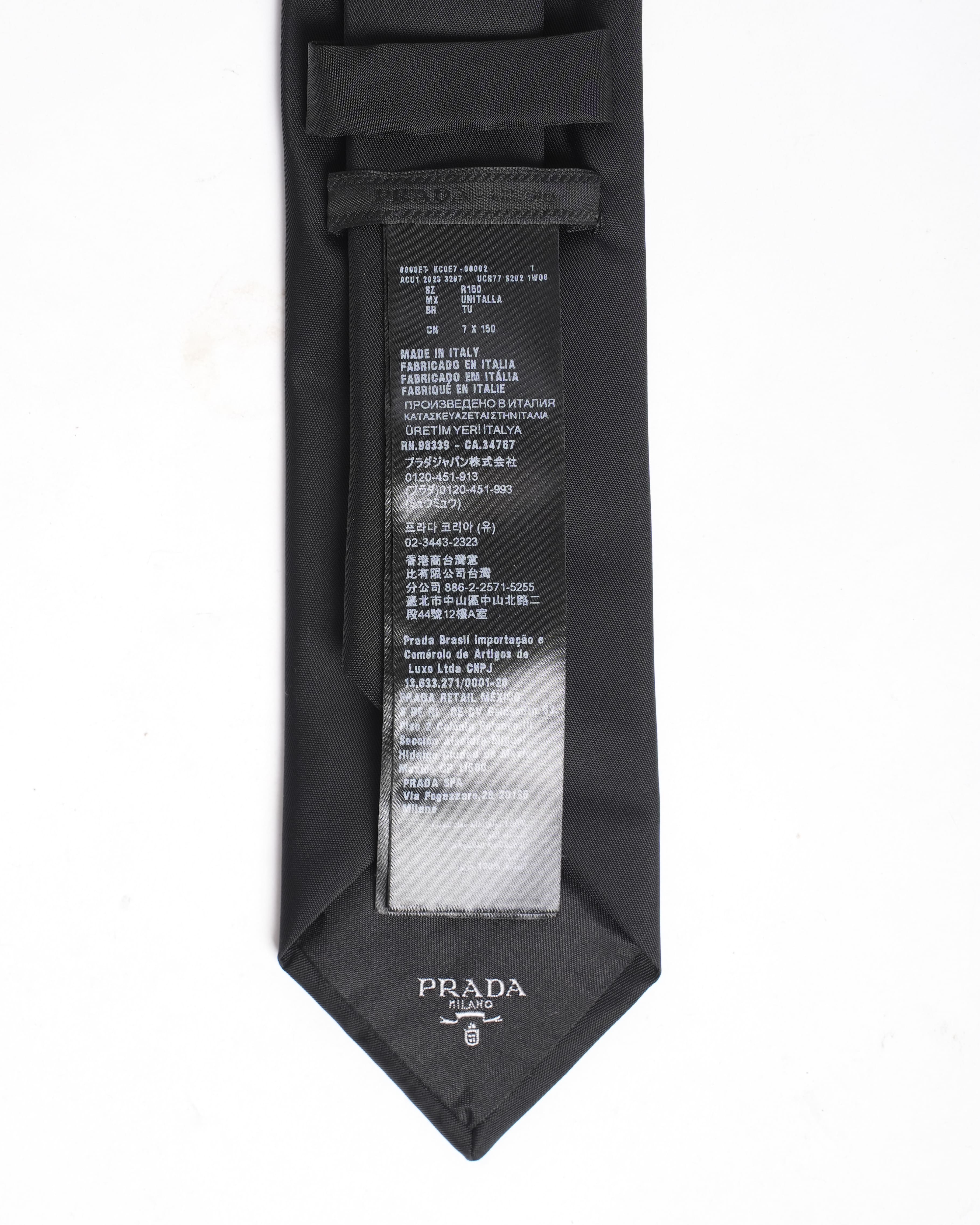 Prada Re-Nylon Gabardine Tie
