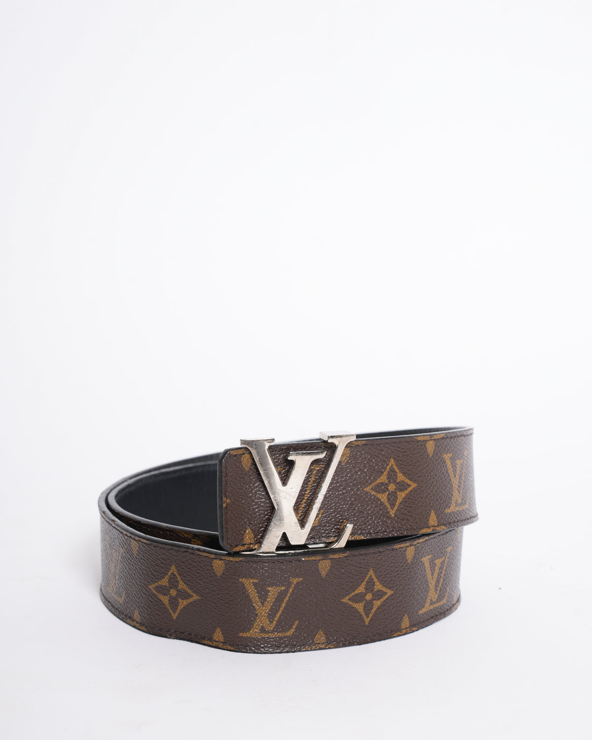 Louis Vuitton Monogram Canvas Signature Buckle Belt