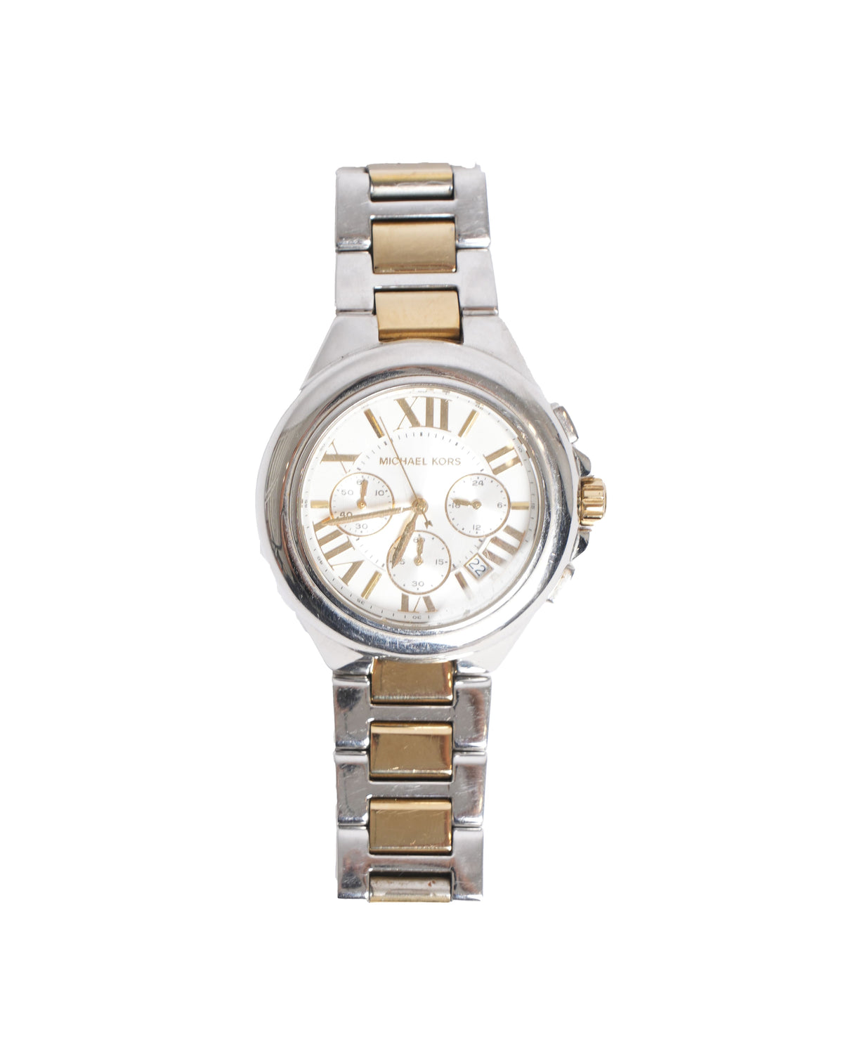 Michael Kors Chronograph Two Tone Women's Watch