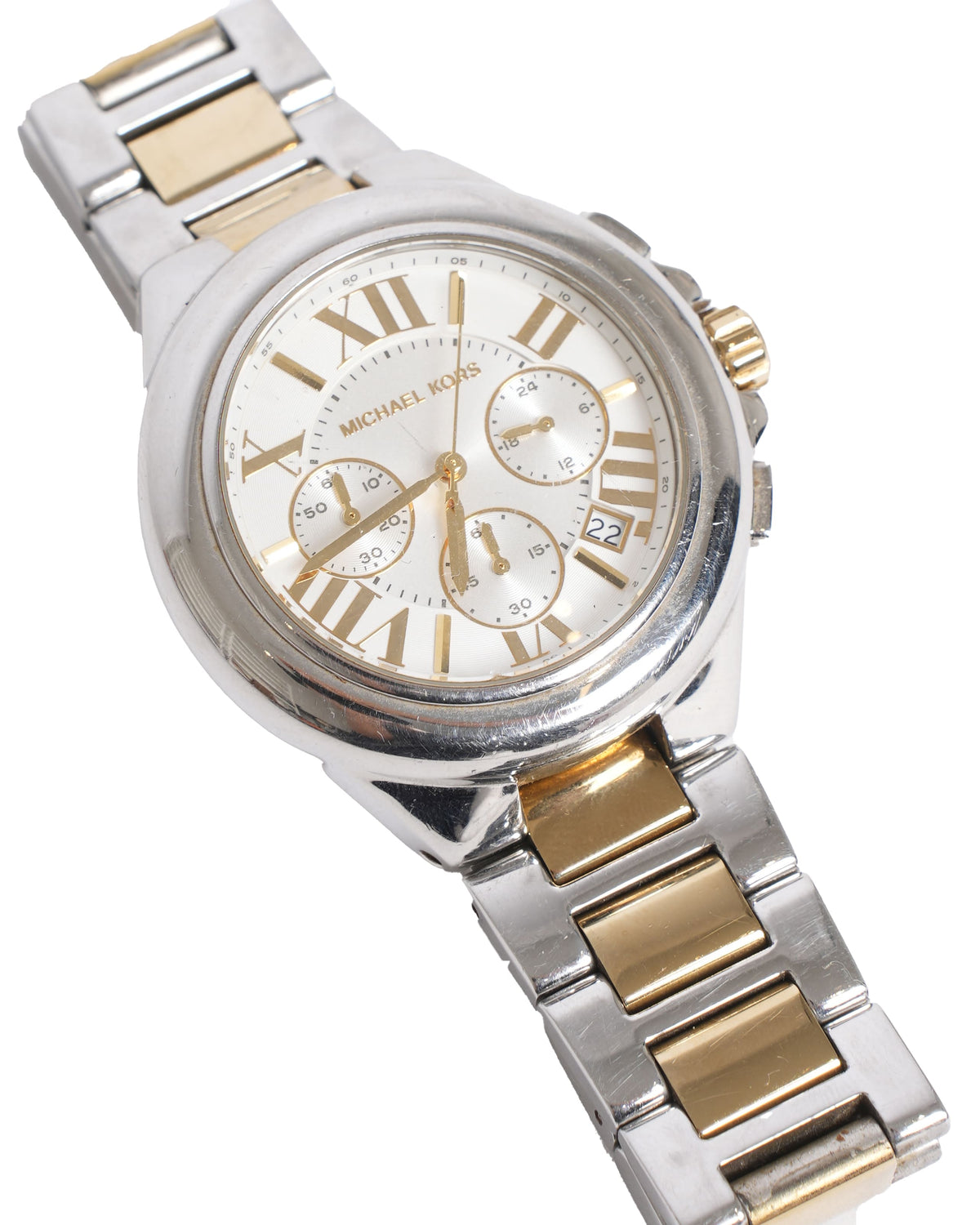 Michael Kors Chronograph Two Tone Women's Watch