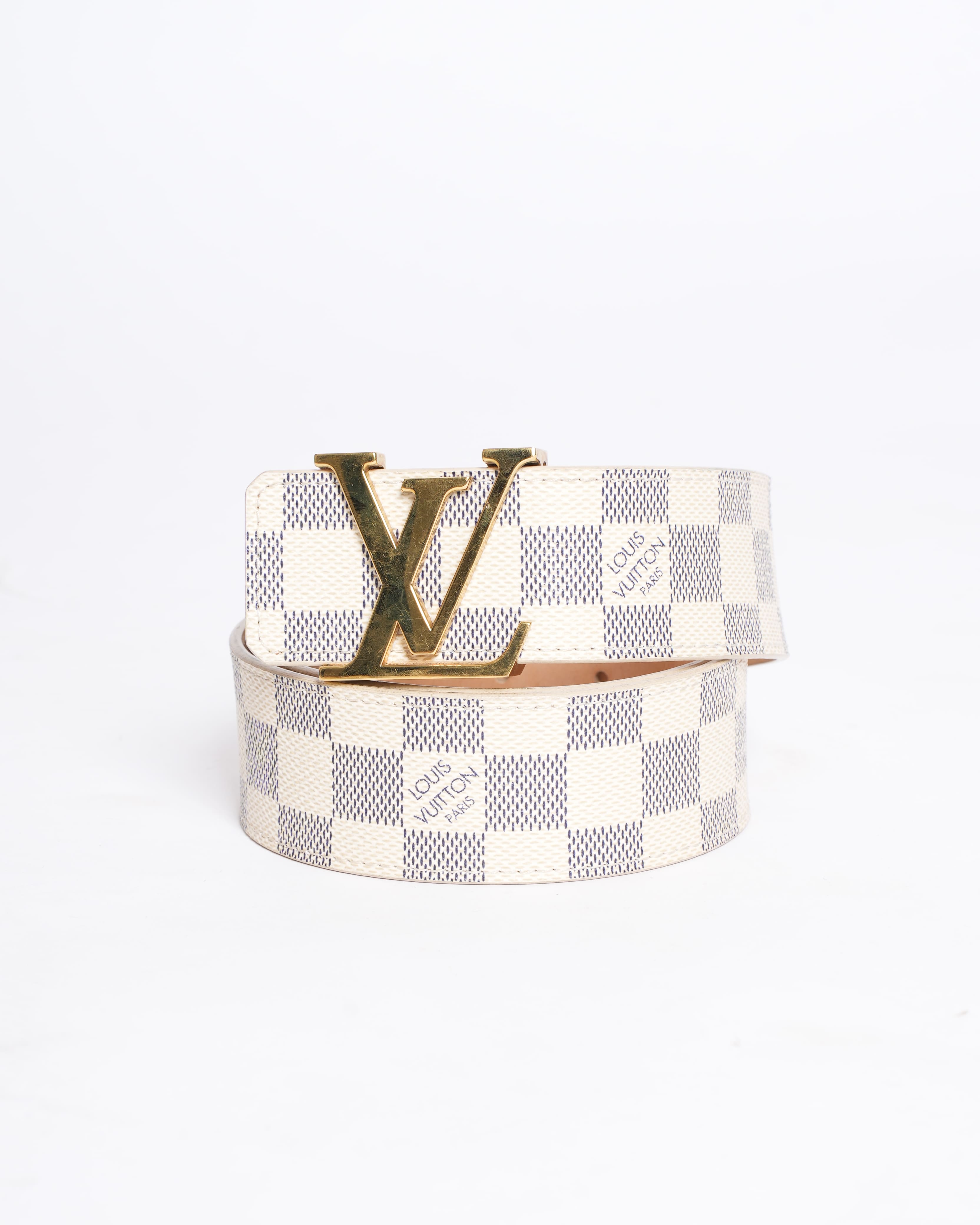 Louis Vuitton Damier Azur Canvas Belt