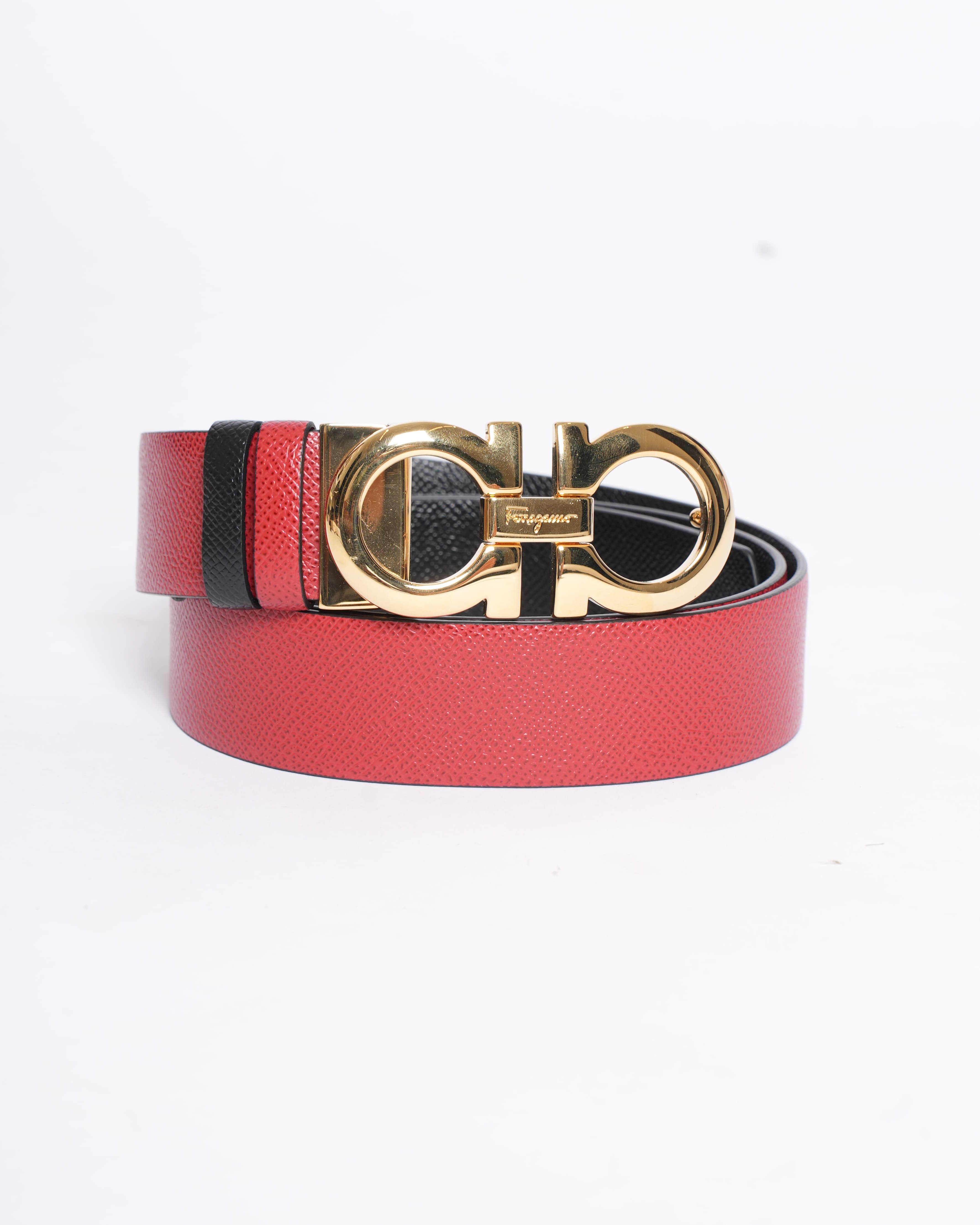 new Salvatore Ferragamo Reversible Gancini Belt