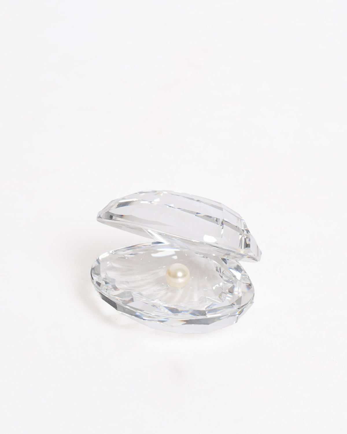 New Swarovski Crystal Oyster Shell With Pearl