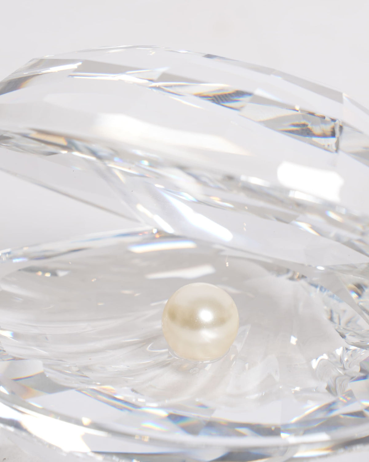 New Swarovski Crystal Oyster Shell With Pearl