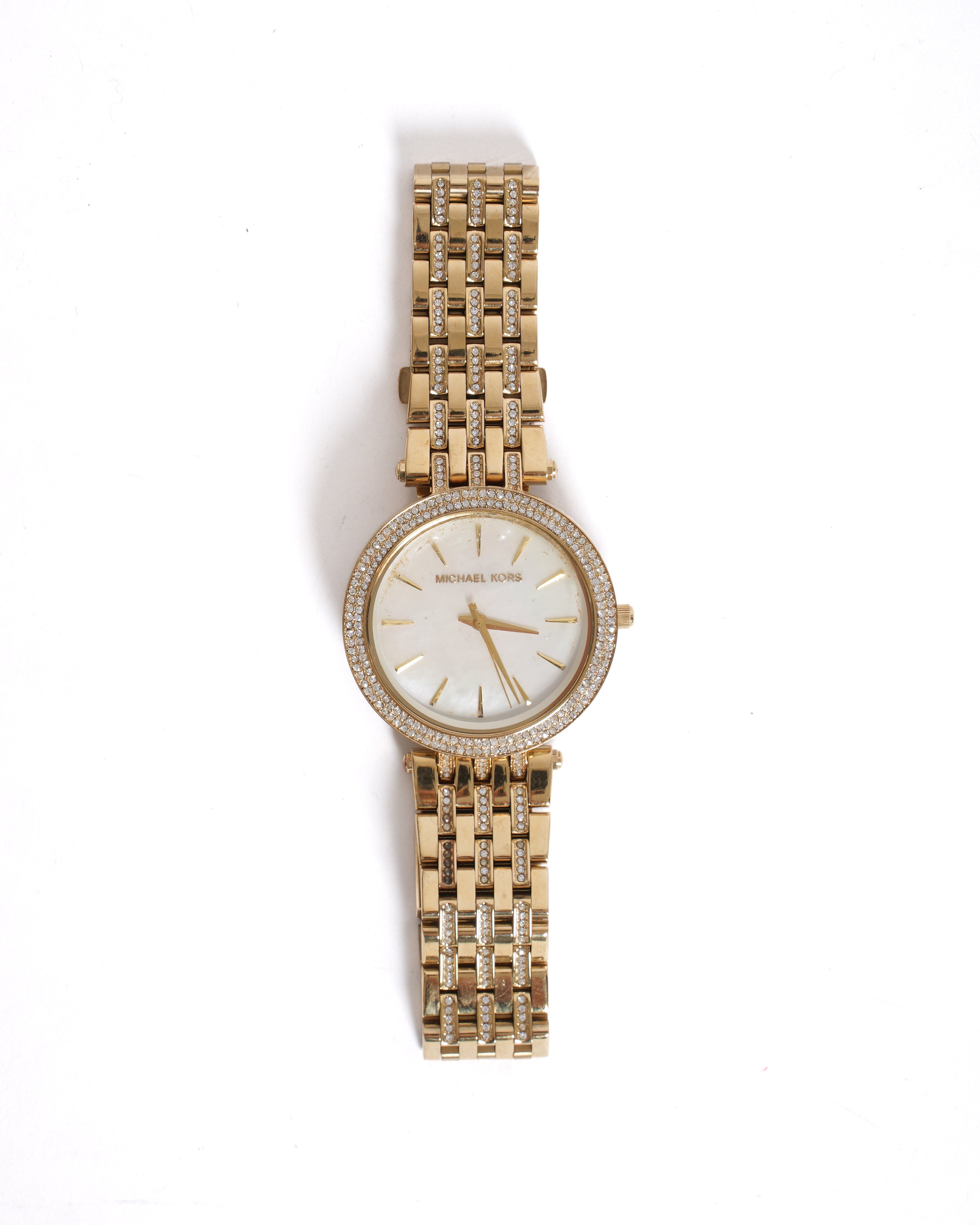 New  Michael Kors Women's Analog Stainless Steel Watch in Gold Tone