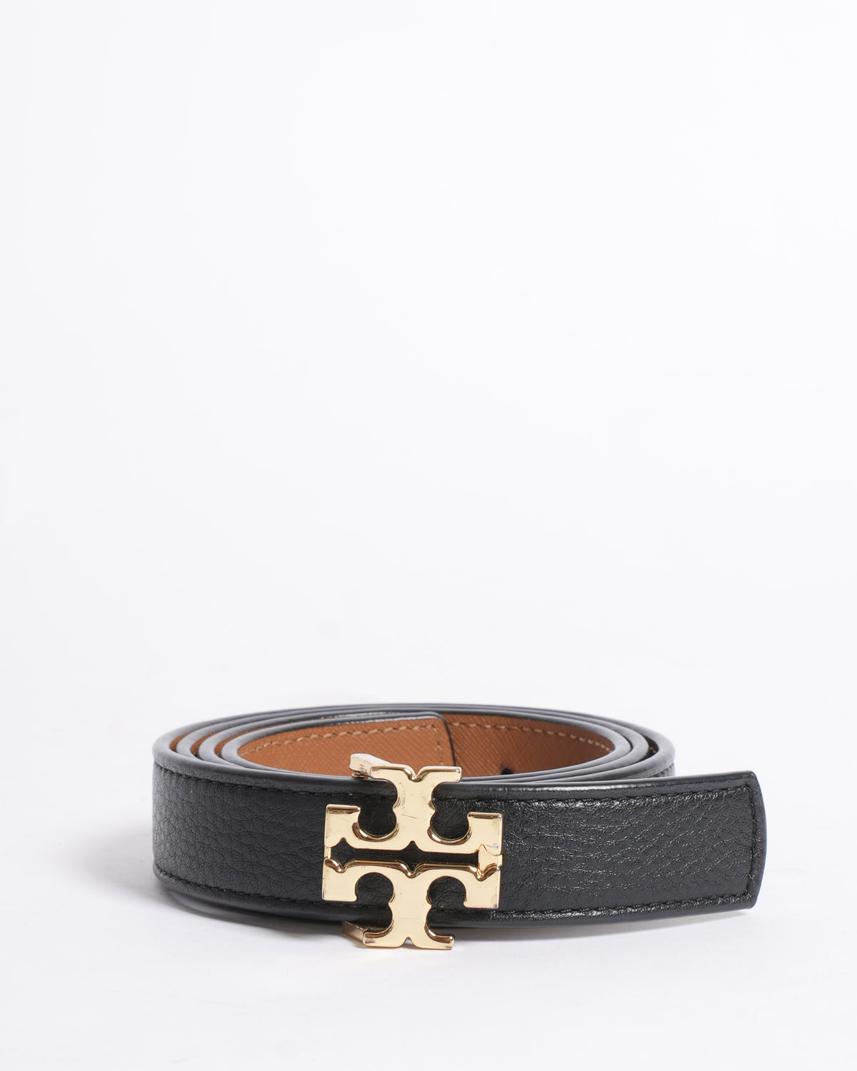Tory Burch Reversible Women's Belt in Black & Brown