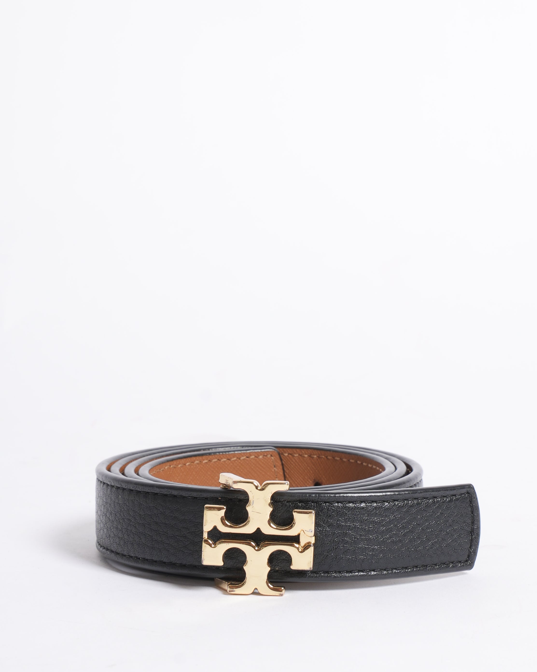 Tory Burch Reversible Women's Belt in Black & Brown